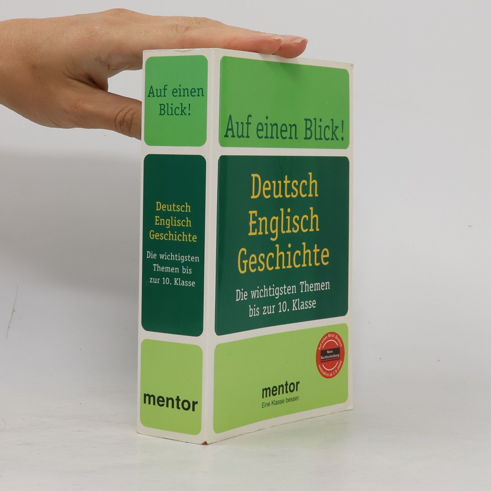 Dietmar Schäfer Auf einen Blick! Deutsch, Englisch, Geschichte. Die wichtigsten Themen bis zur 10. Klasse