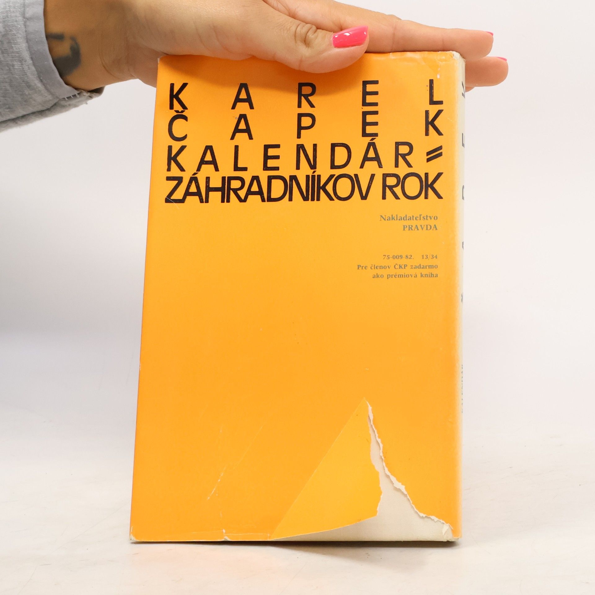 Karel Čapek Kalendár. Záhradníkov rok