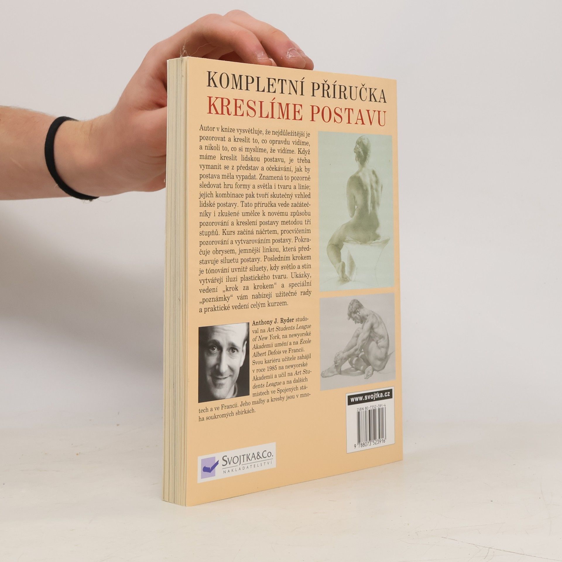 Anthony Ryder Kompletní příručka: kreslíme postavu : současná perspektiva klasické tradice