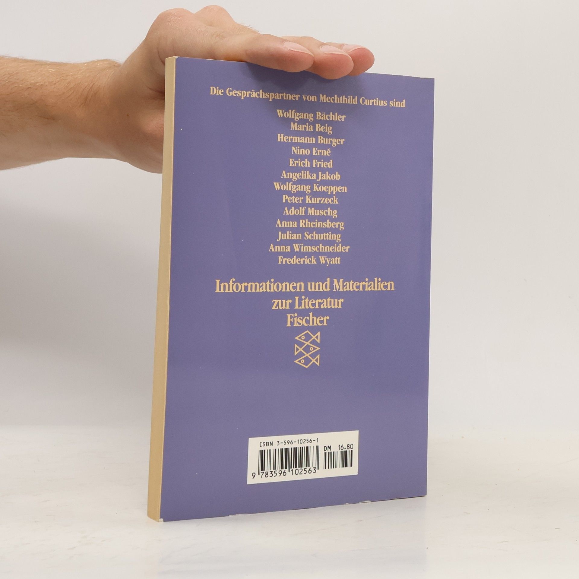 Mechthild Curtius Autorengespräche