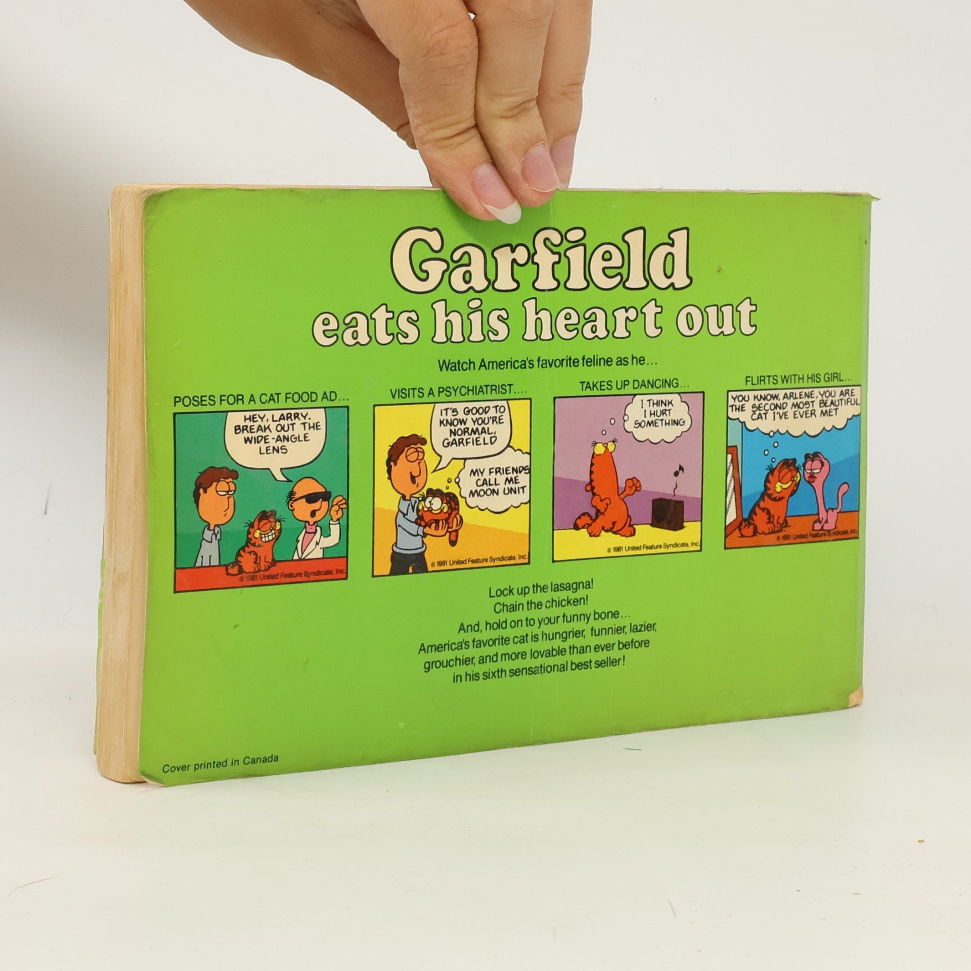 Jim Davis Garfield Eats His Heart Out