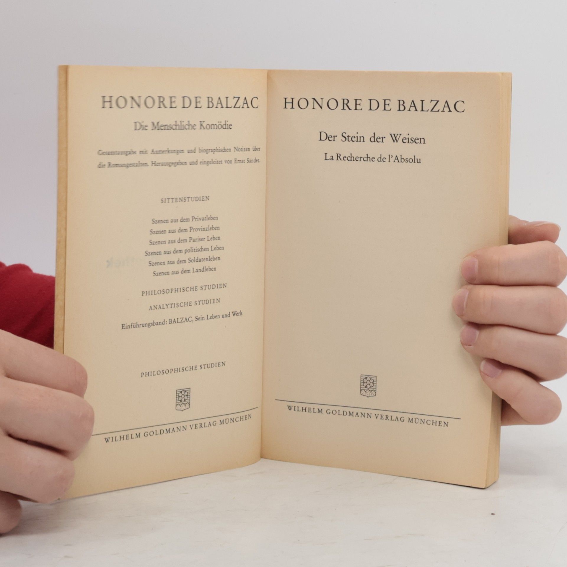Honoré de Balzac Der Stein der Weisen