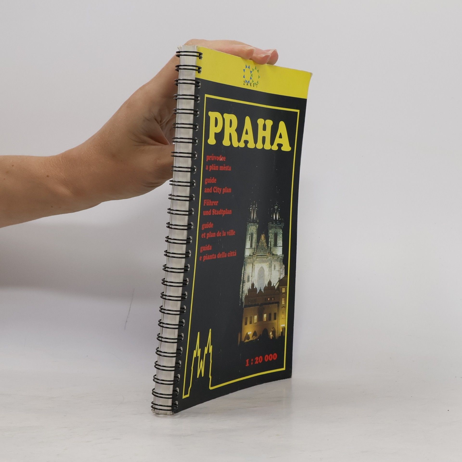 Jaroslav Pašek Praha. Průvodce a plán města 1:20 000