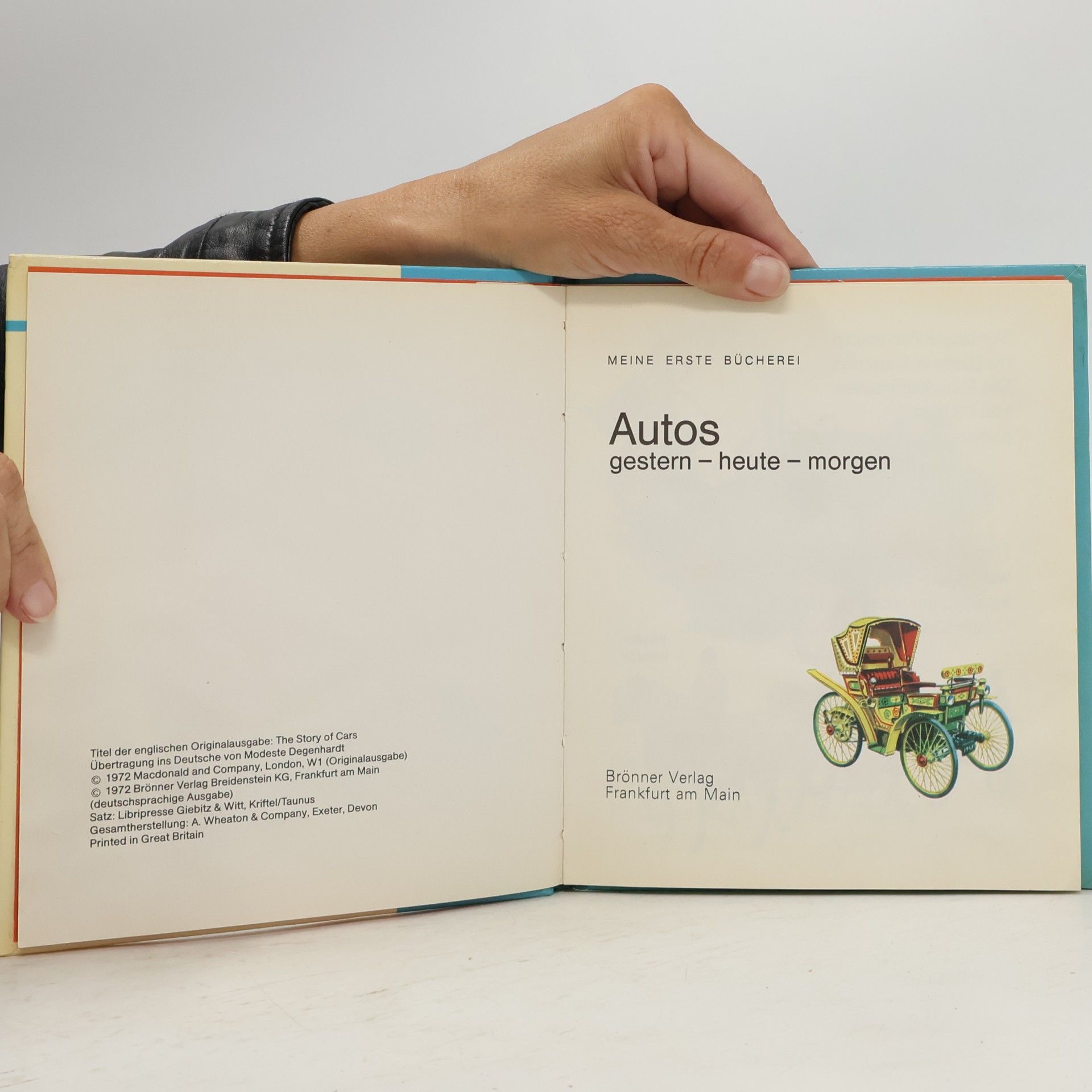 AA.VV. Autos, gestern, heute, morgen.