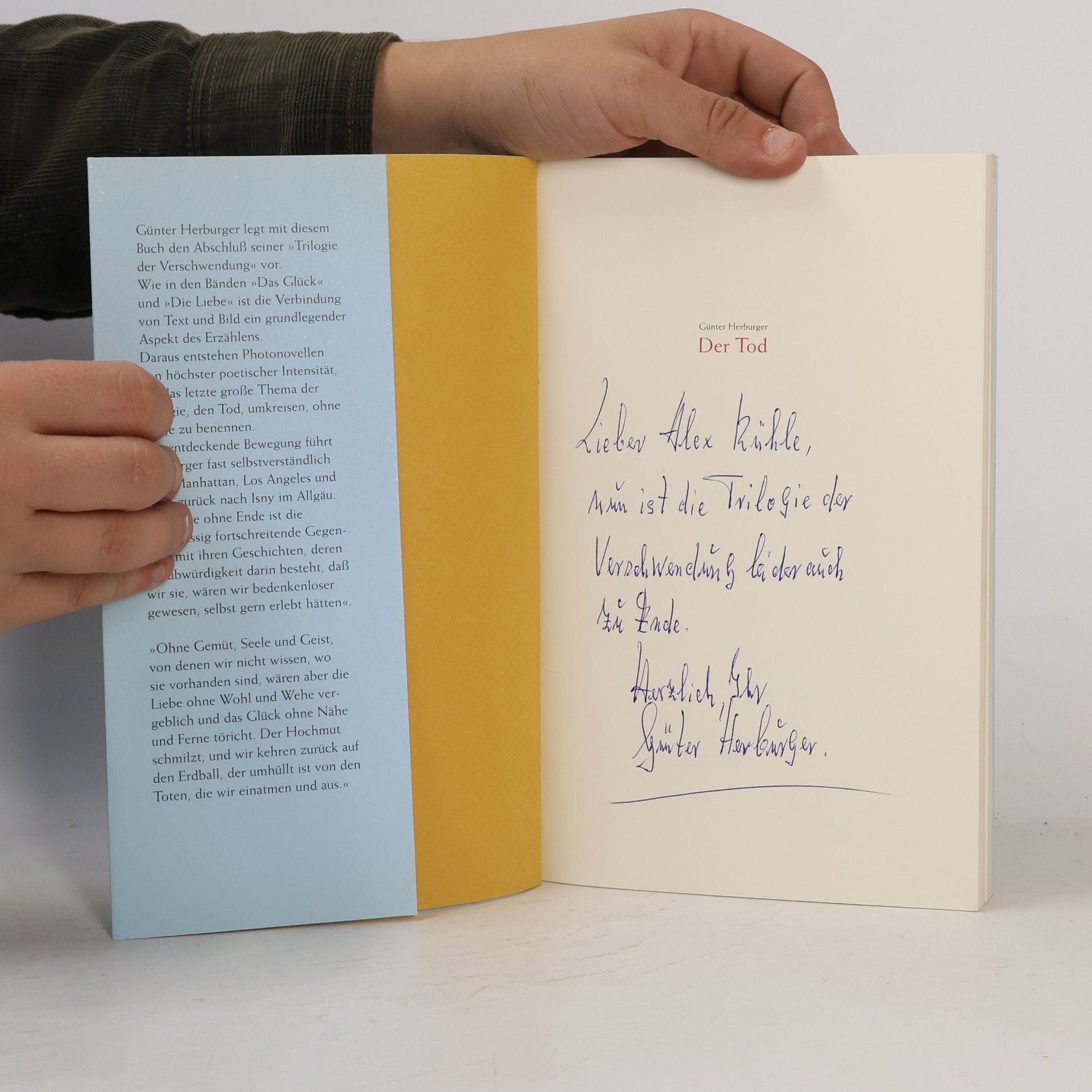 Günter Herburger Der Tod. Eine Reise ohne Ende. Photonovelle