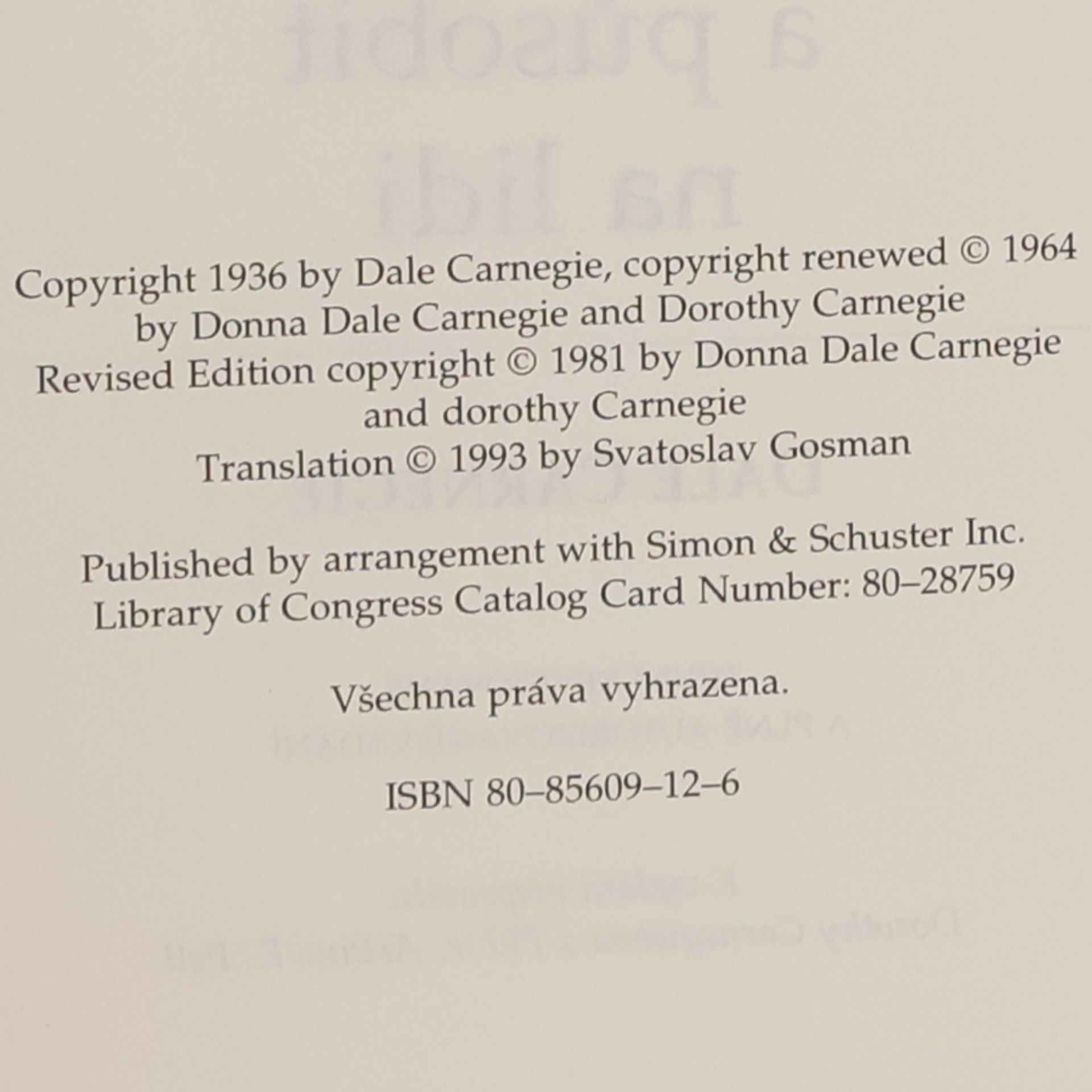 Dale Carnegie Jak získávat přátele a působit na lidi
