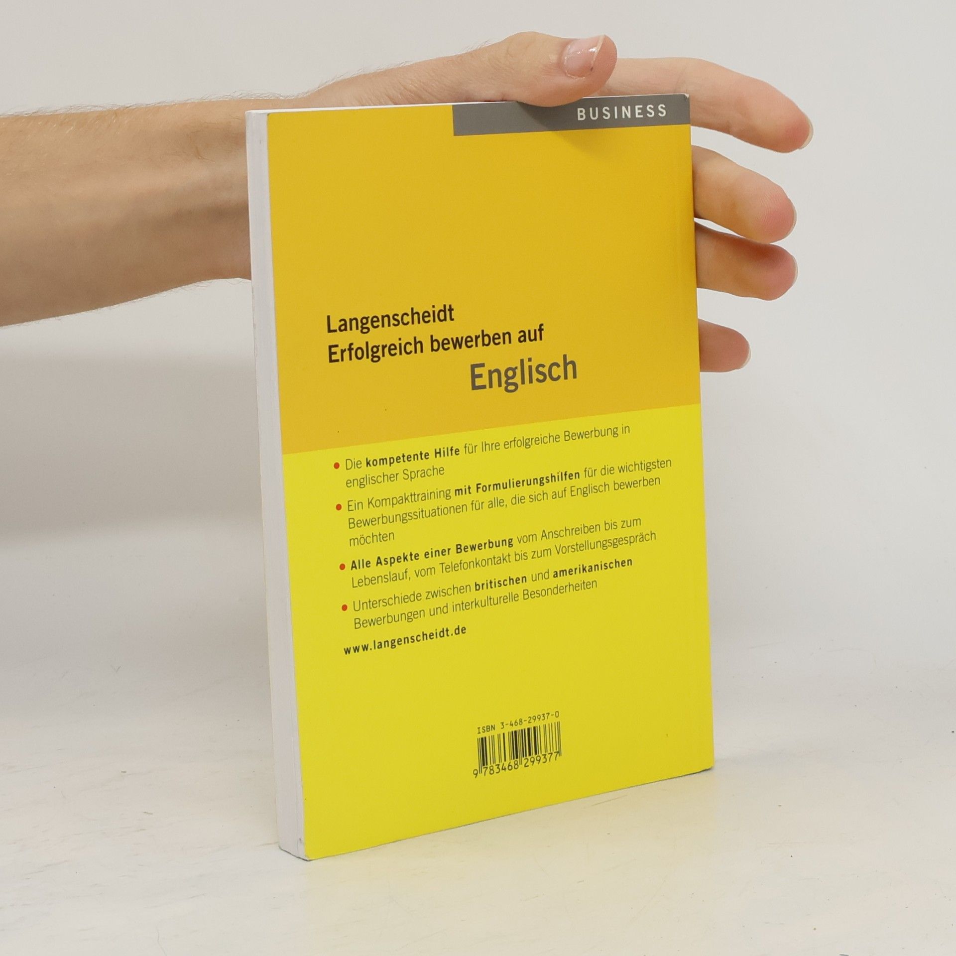Joe lle Murray Langenscheidt, Erfolgreich bewerben auf Englisch