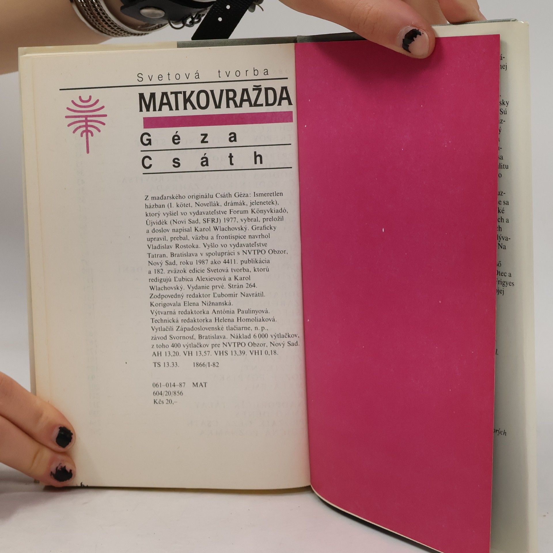 Géza Csáth Matkovražda