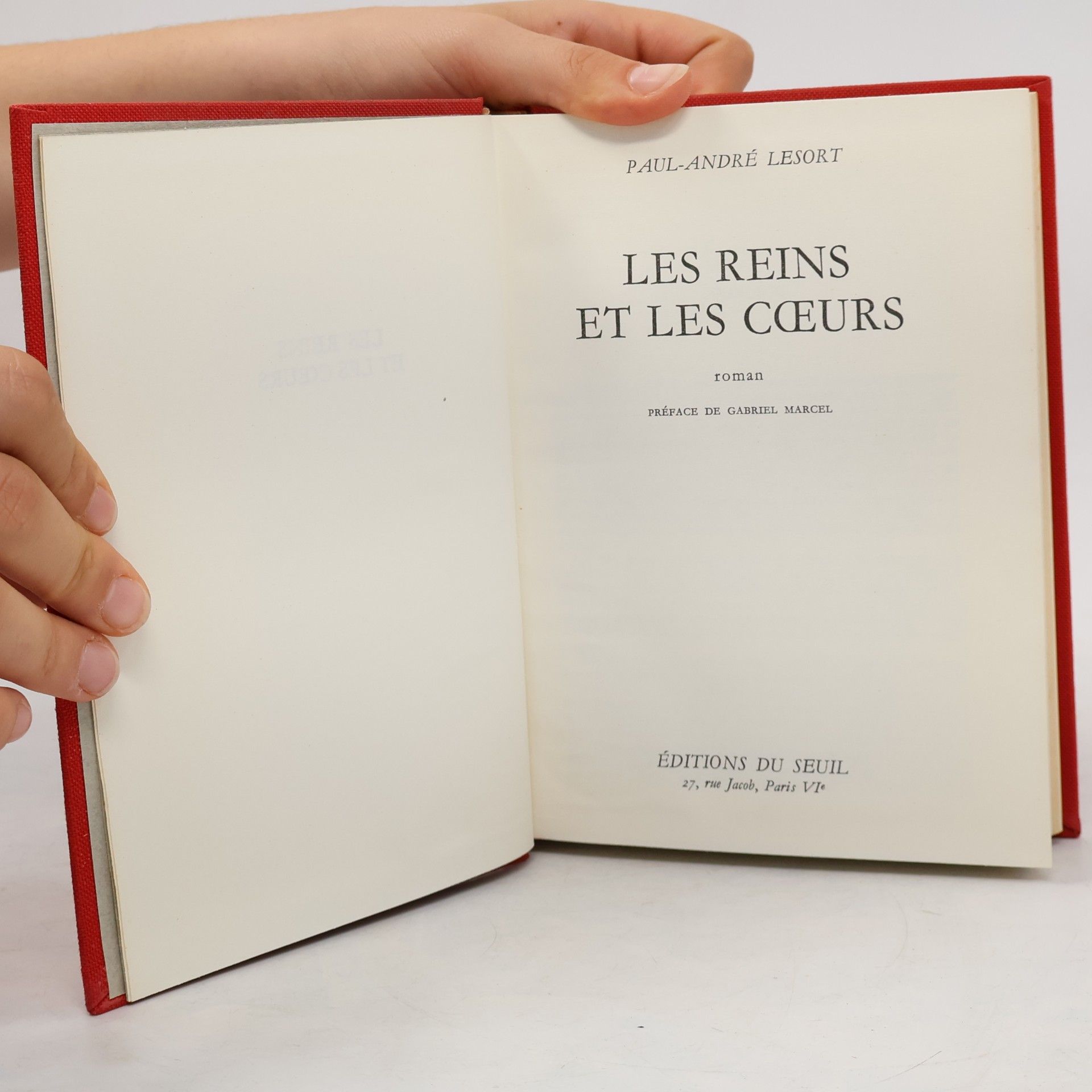 Paul-André Lesort Les reins et les cœurs