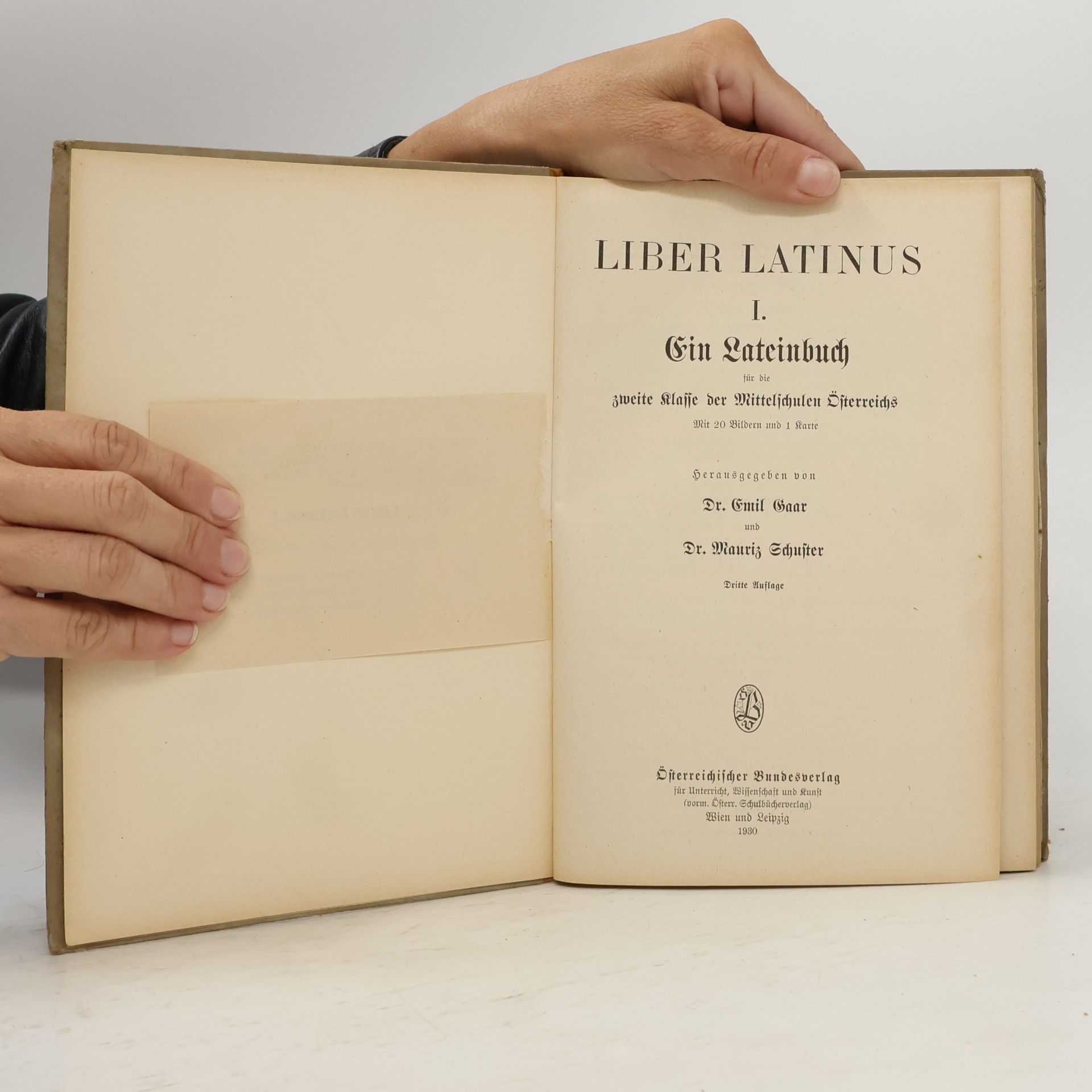 Gaar Schuster Liber Latinus I.