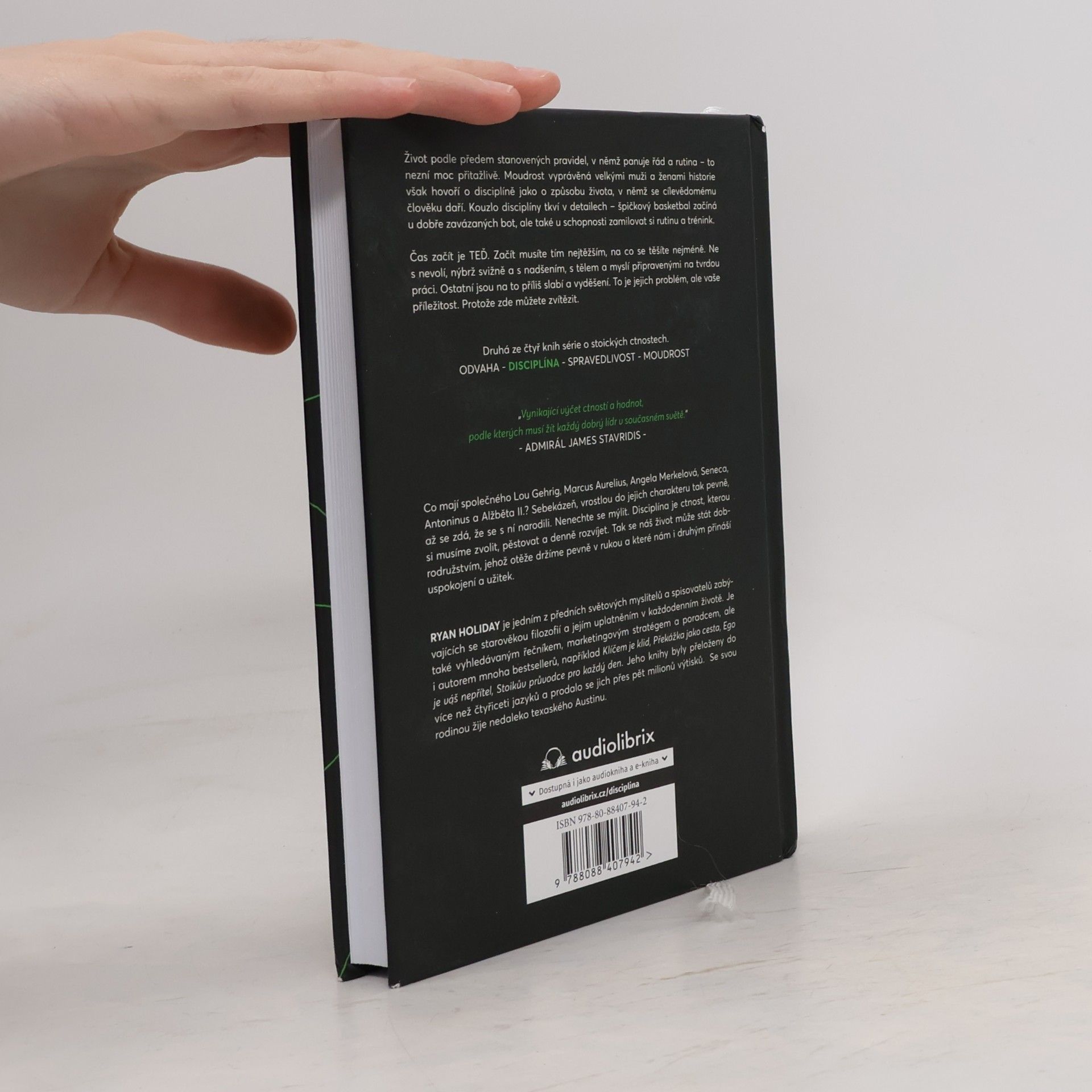 Ryan Holiday Disciplína je osud : umění a síla sebekontroly