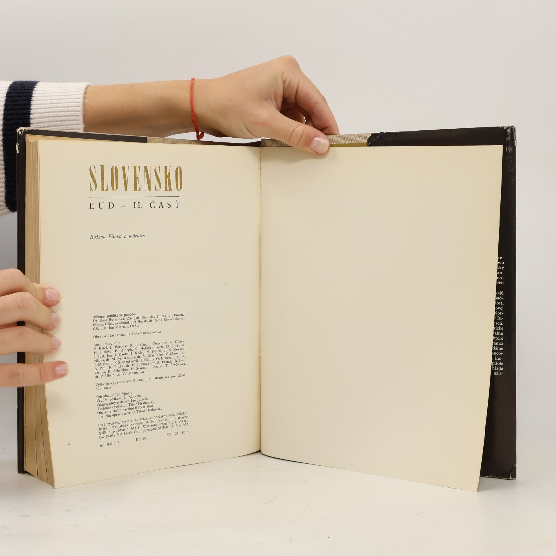 Autores varios Slovensko. Ľud - II. časť