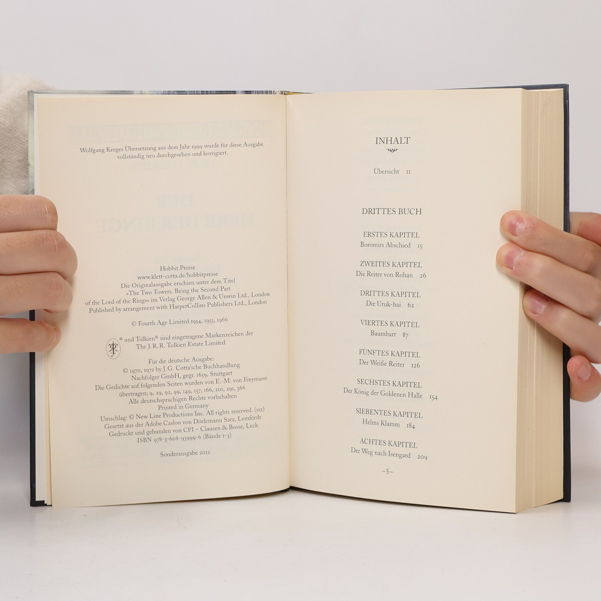 J. R. R. Tolkien Der Herr der Ringe 2. Die zwei Türme