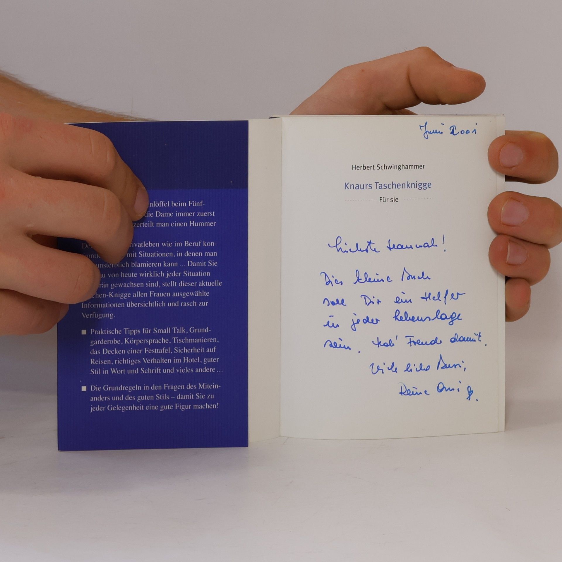 Herbert Schwinghammer Knaurs Taschenknigge für sie