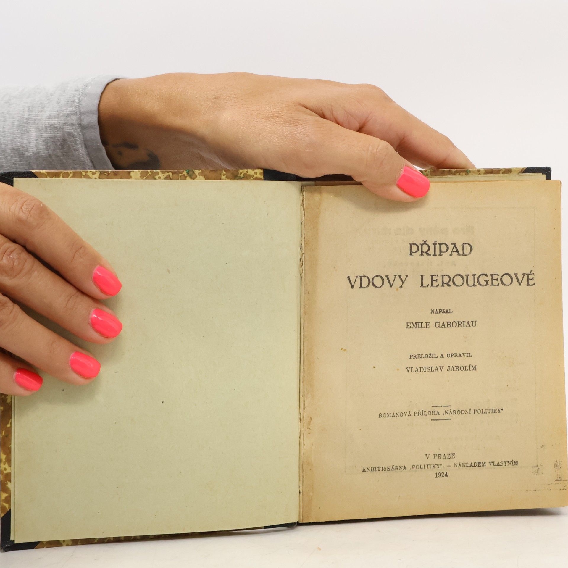 Émile Gaboriau Případ vdovy Lerougeové