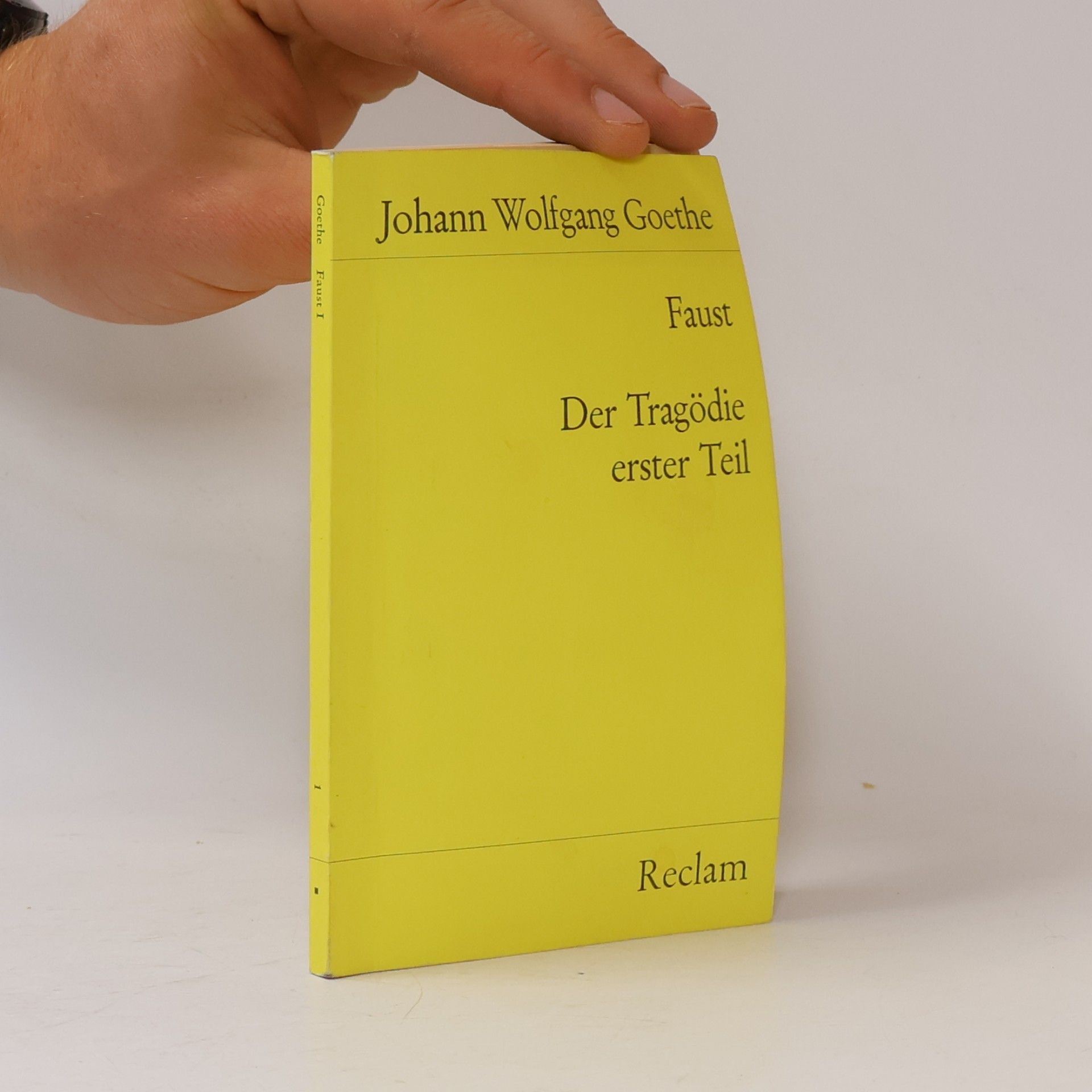 Johann Wolfgang von Goethe Faust : der Tragödie Erster teil
