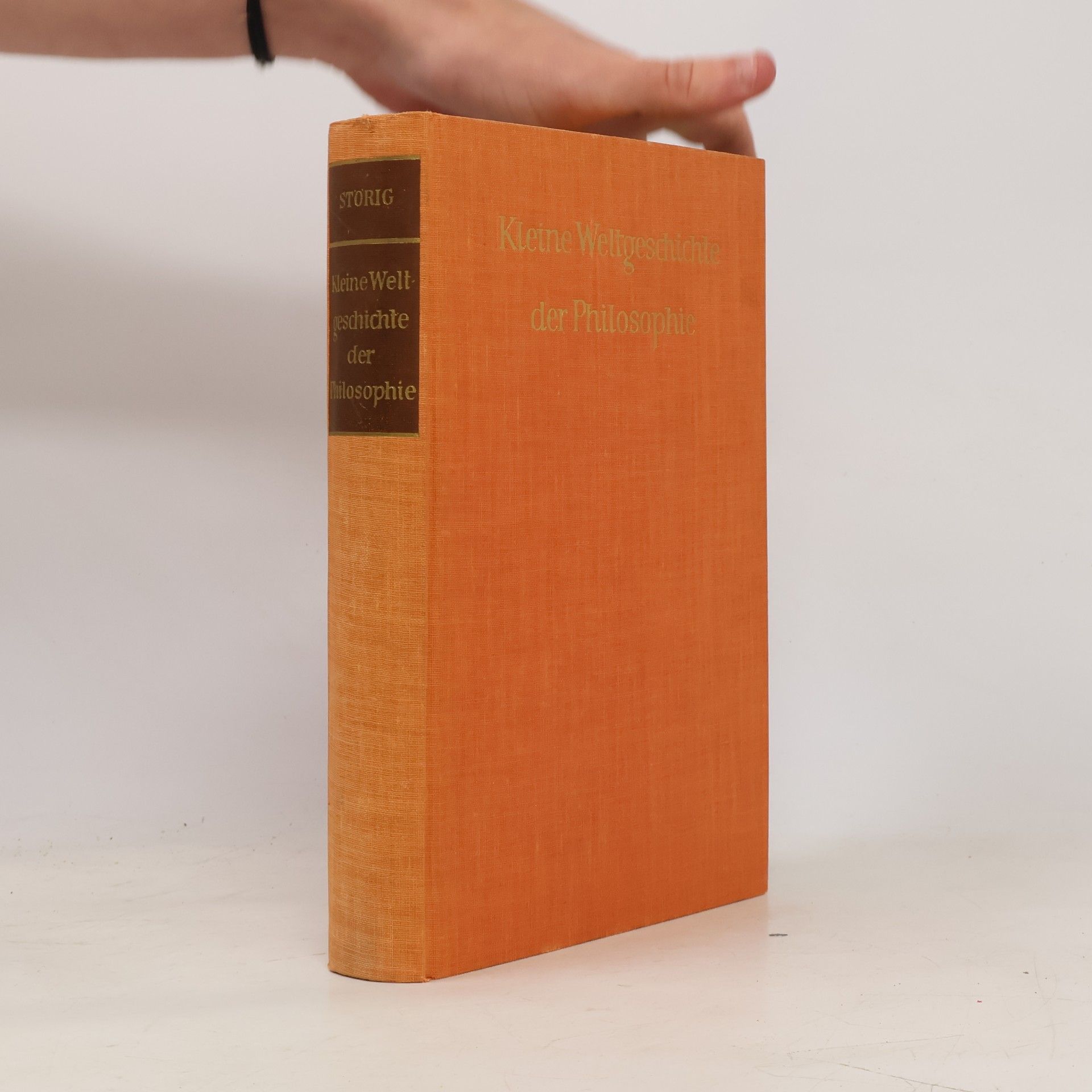 Hans Joachim Störig Kleine Weltgeschichte der Philosophie
