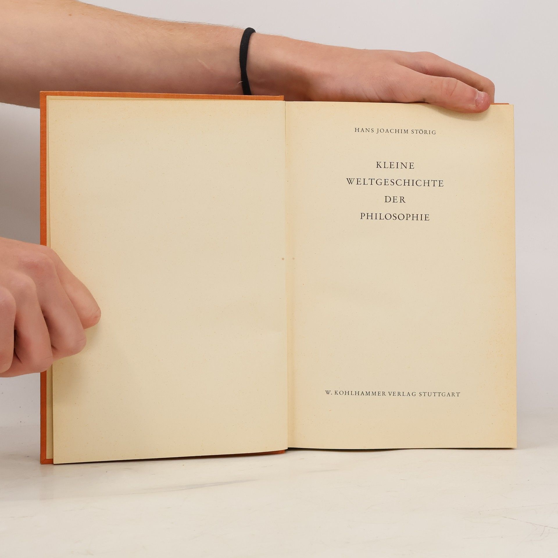 Hans Joachim Störig Kleine Weltgeschichte der Philosophie
