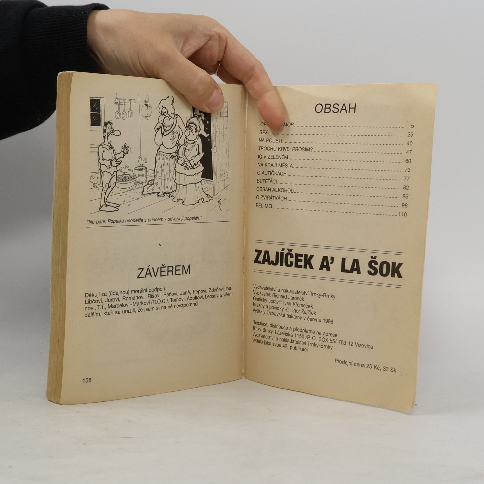 Igor Zajíček Zajíček á la šok