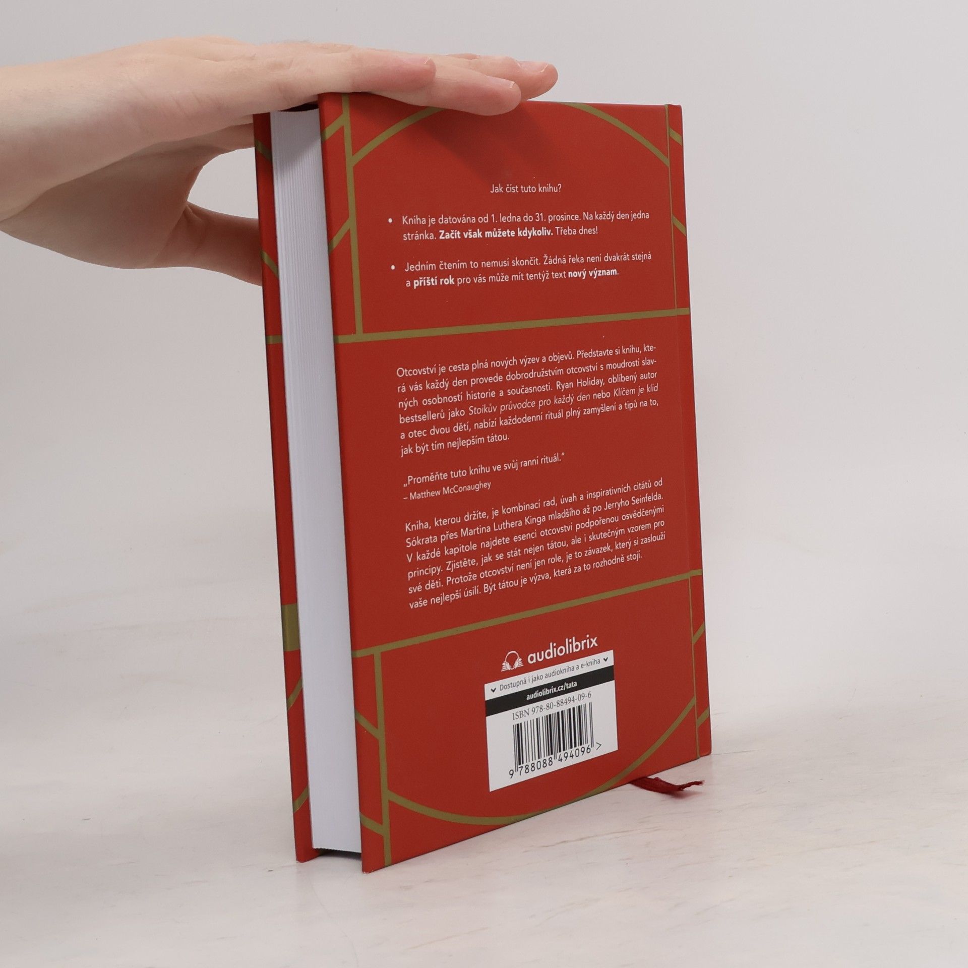 Ryan Holiday Tátou každý den - 366 zamyšlení o rodičovství, výchově a lásce k dětem