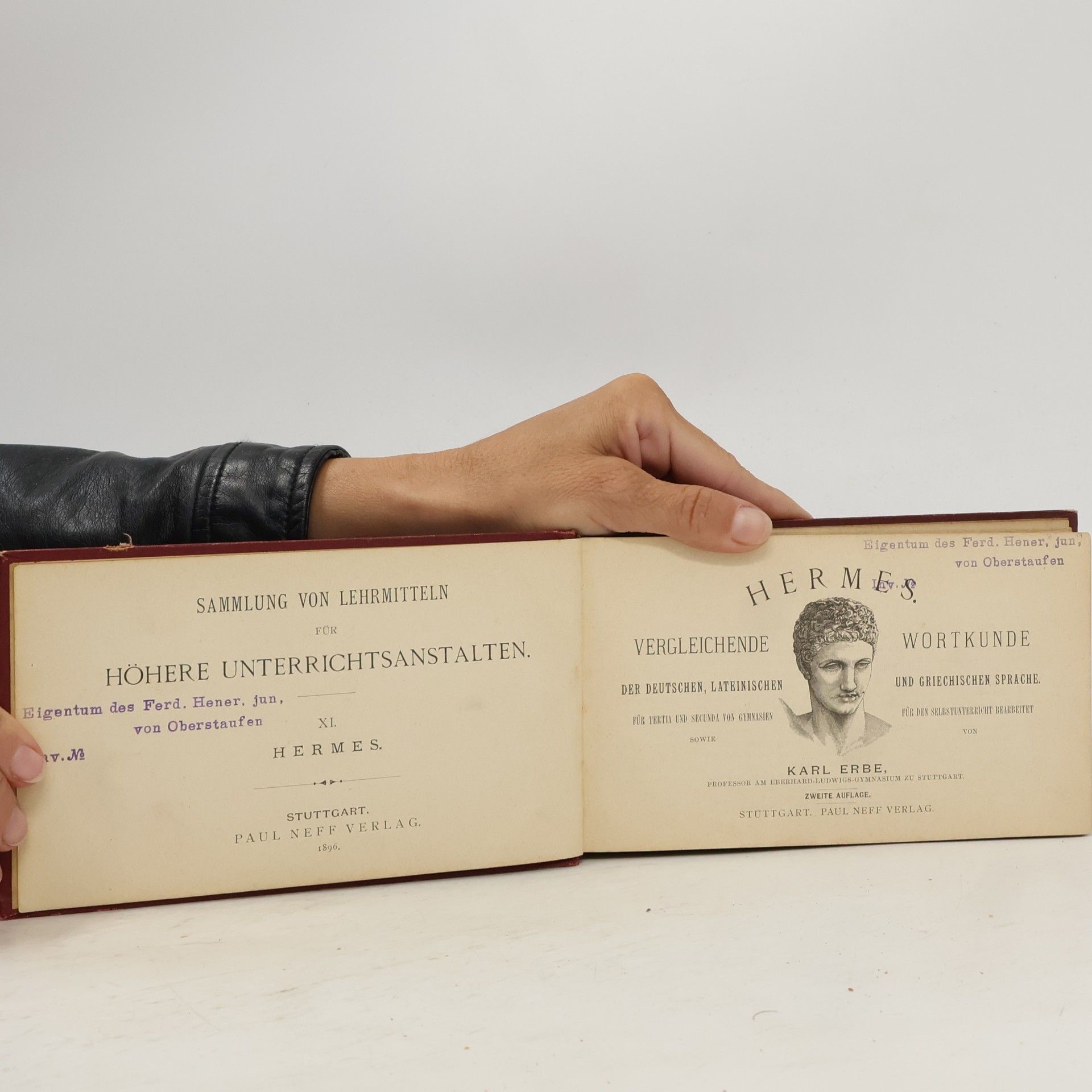 Karl Erbe Hermes. Vergleichende Wortkunde der deutschen, lateinischen und griechischen Sprache
