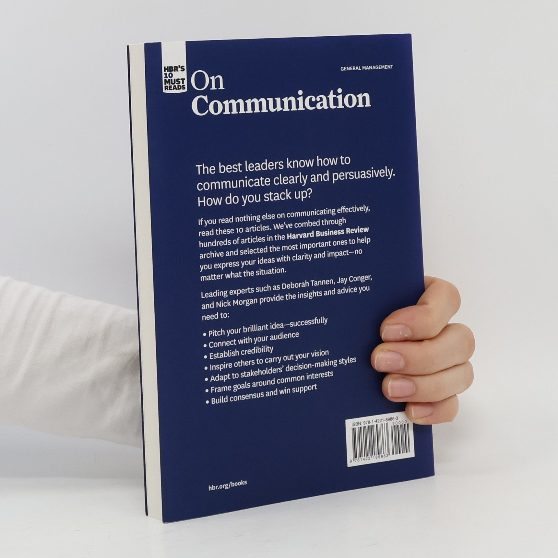 Jay A. Conger HBR's 10 Must Reads: On Communication