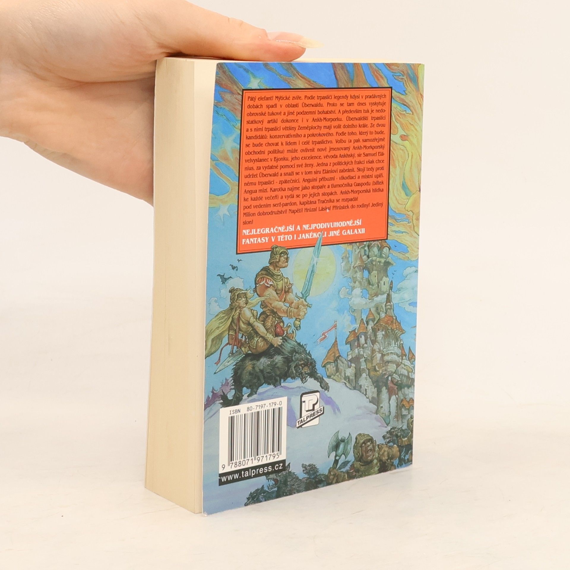 Terry Pratchett Pátý elefant