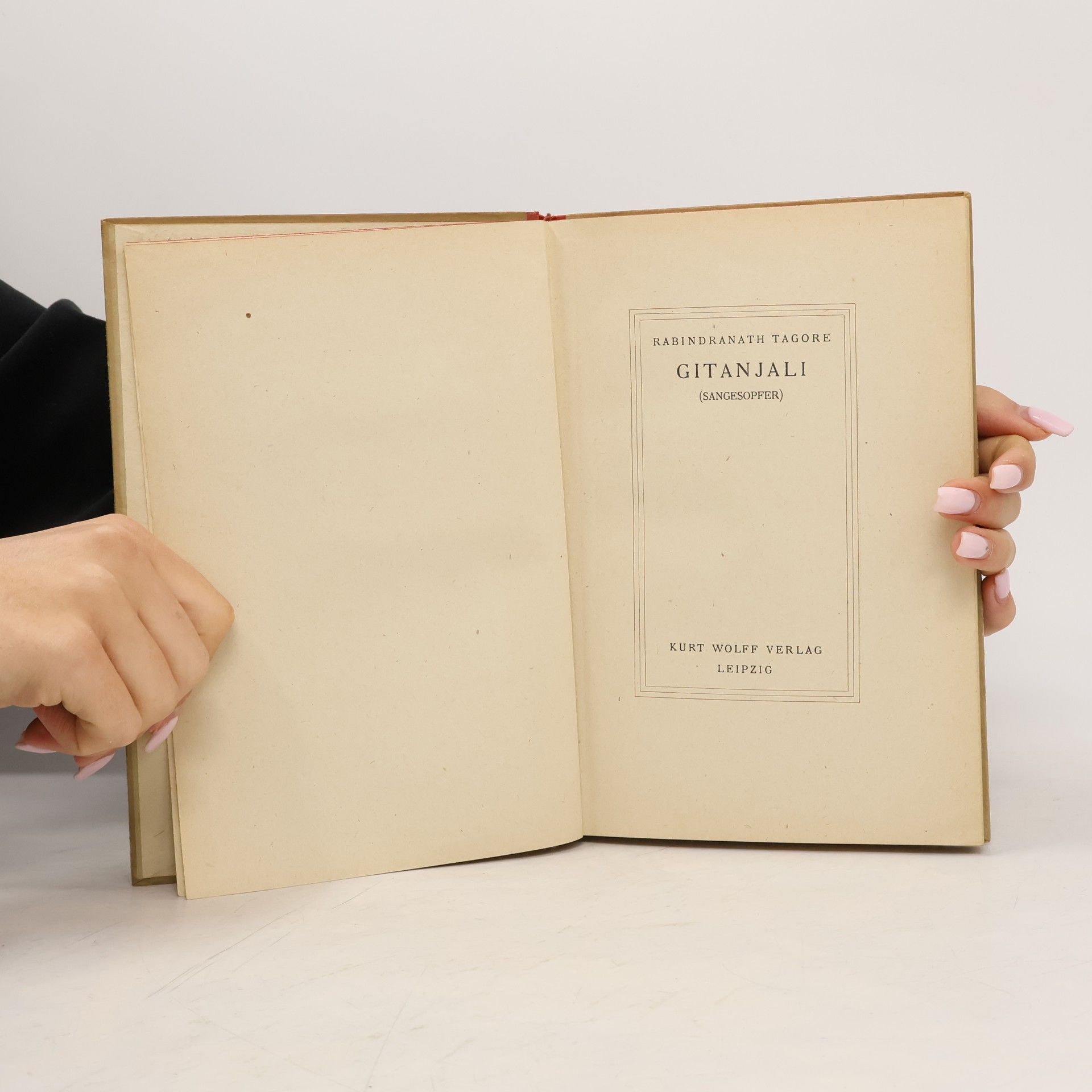 Rabindranath Tagore Der Gärtner Gitanjali