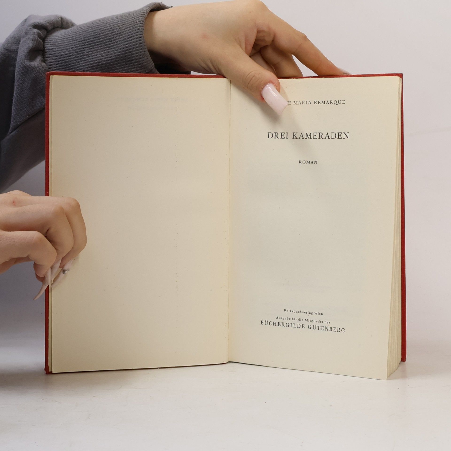 Erich Maria Remarque Drei Kameraden