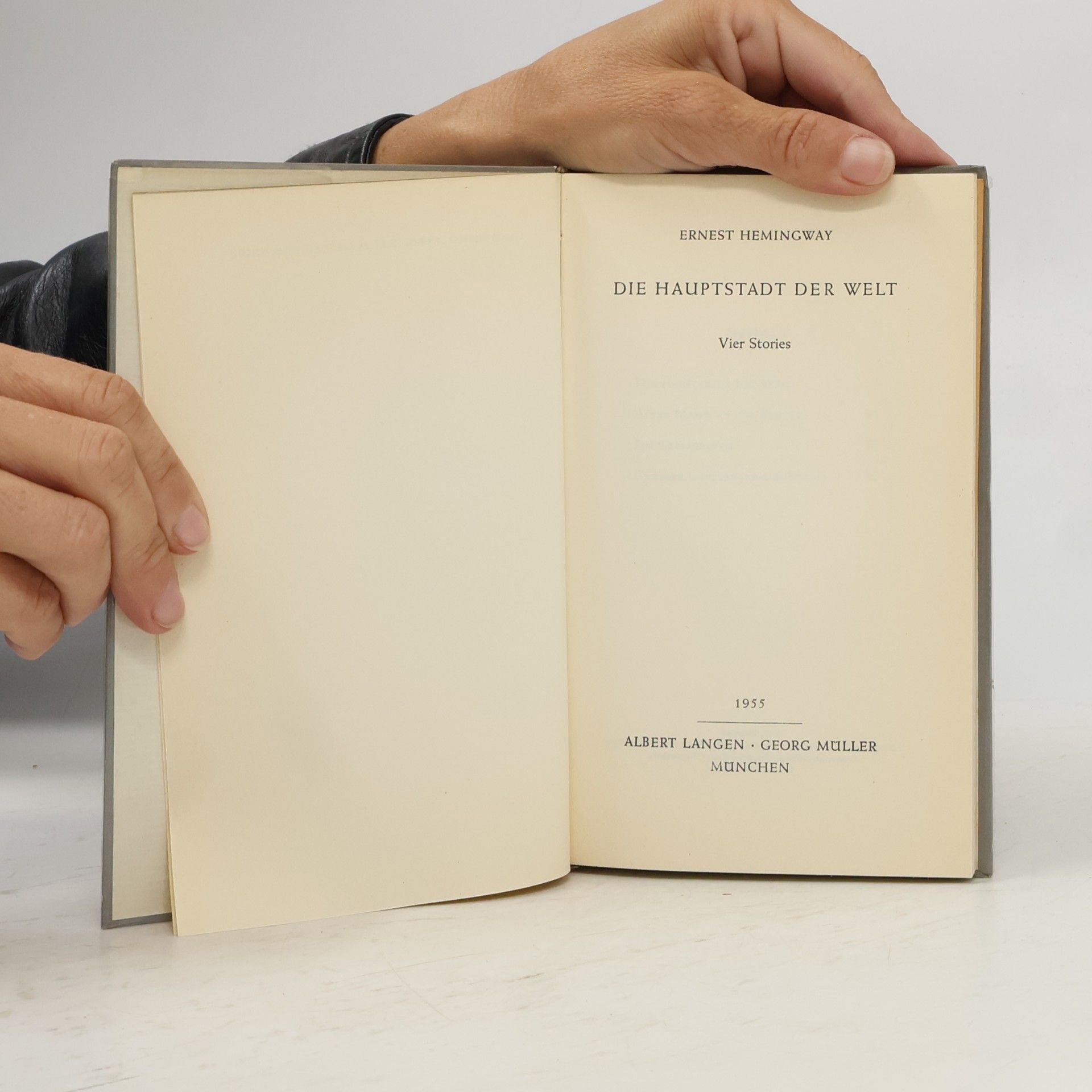 Ernest Hemingway Die Hauptstadt der Welt