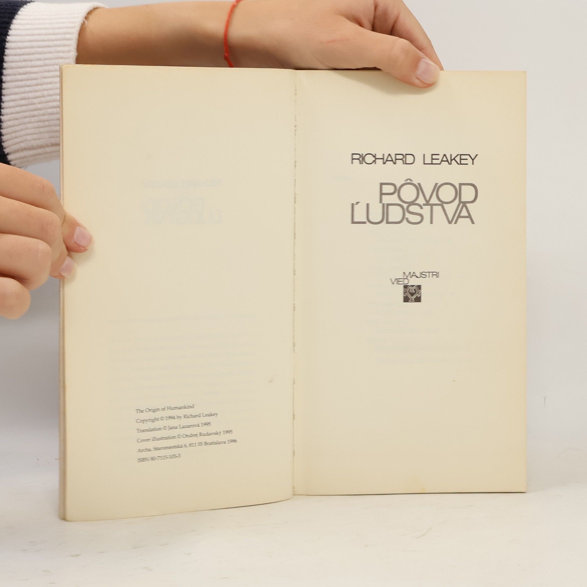 Richard Leakey Pôvod ľudstva
