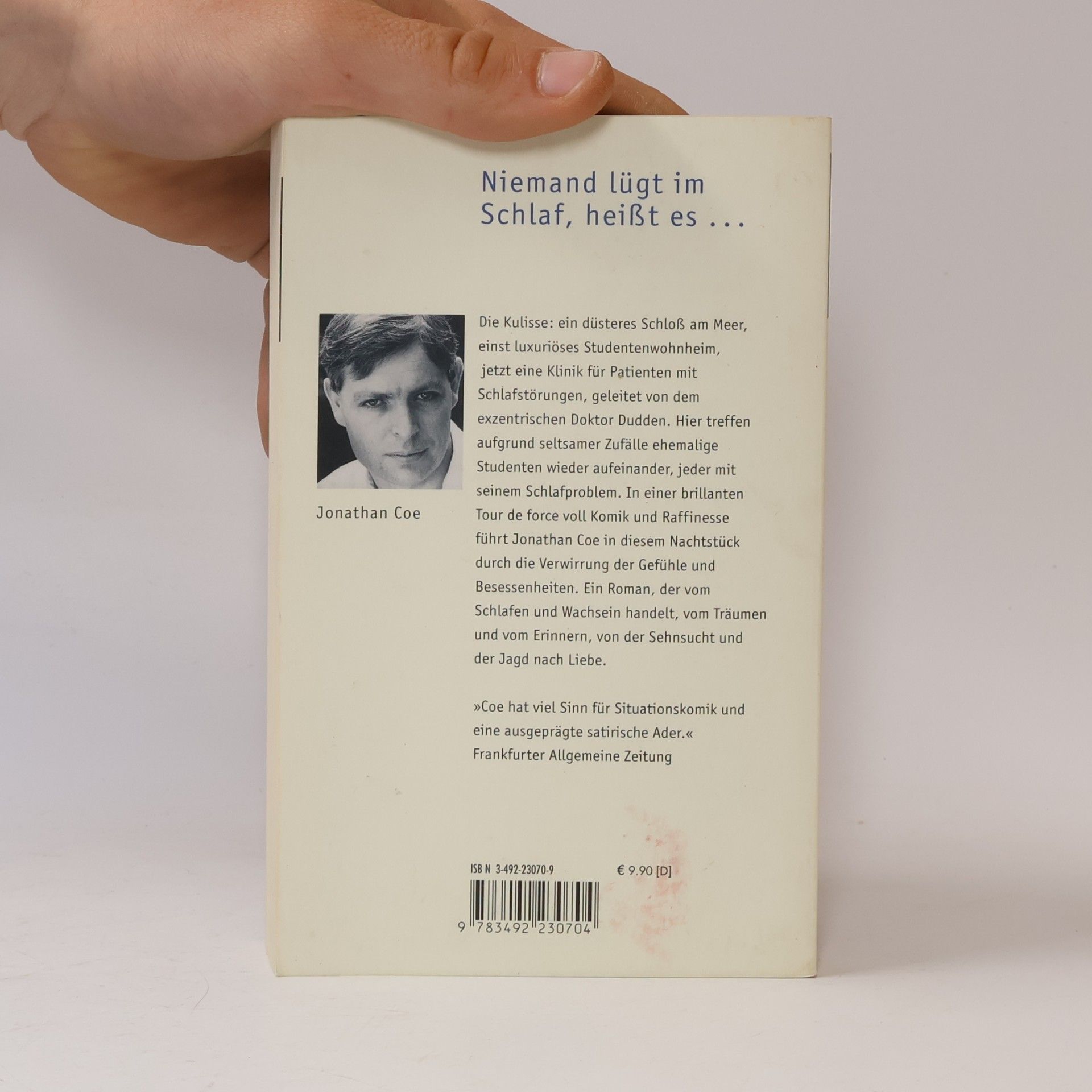 Jonathan Coe Das Haus des Schlafes