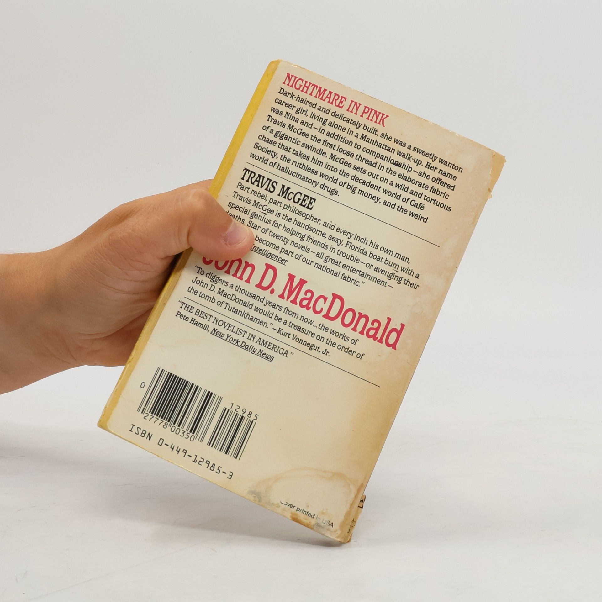 John D. MacDonald Travis McGee: Nightmare in Pink