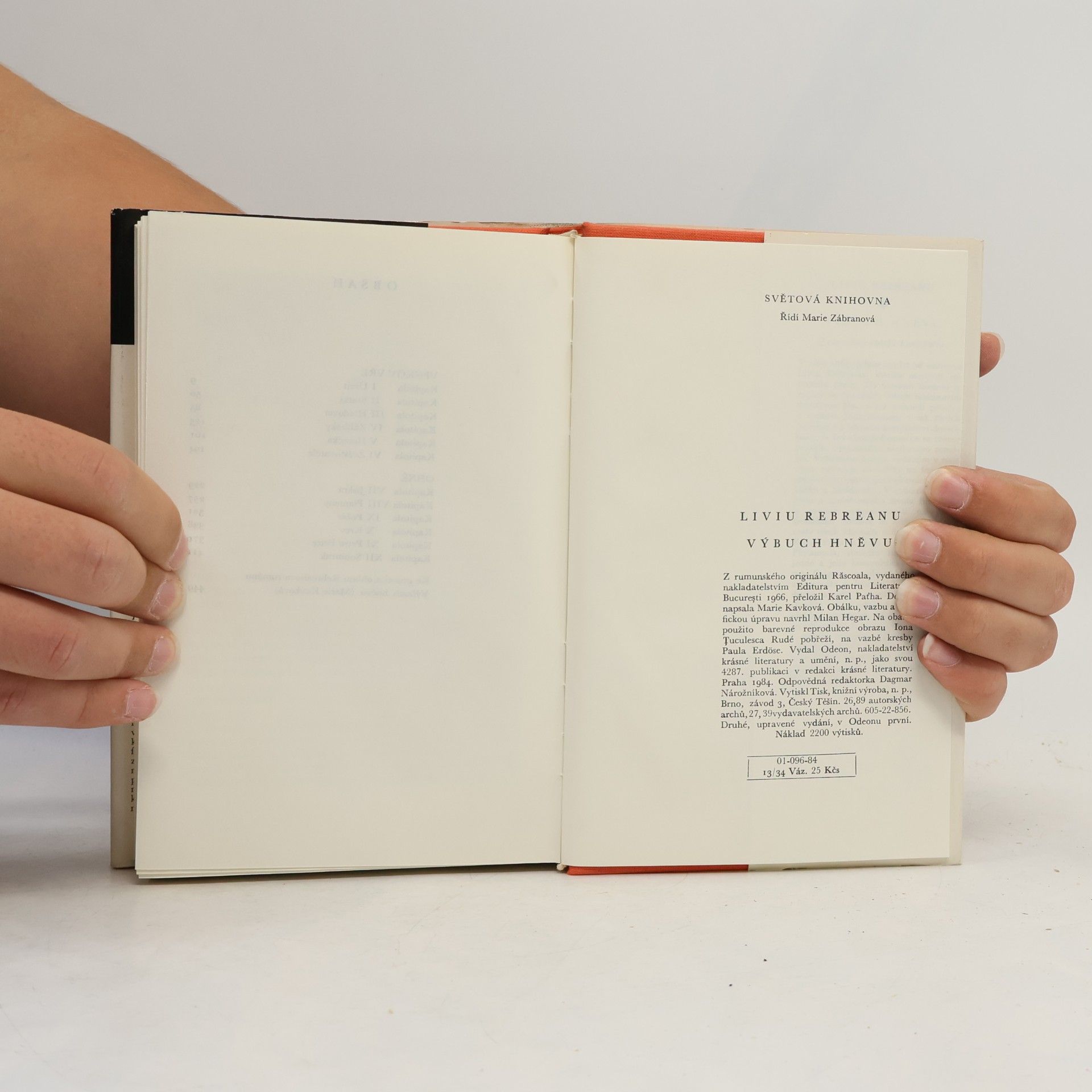 Liviu Rebreanu Výbuch hněvu