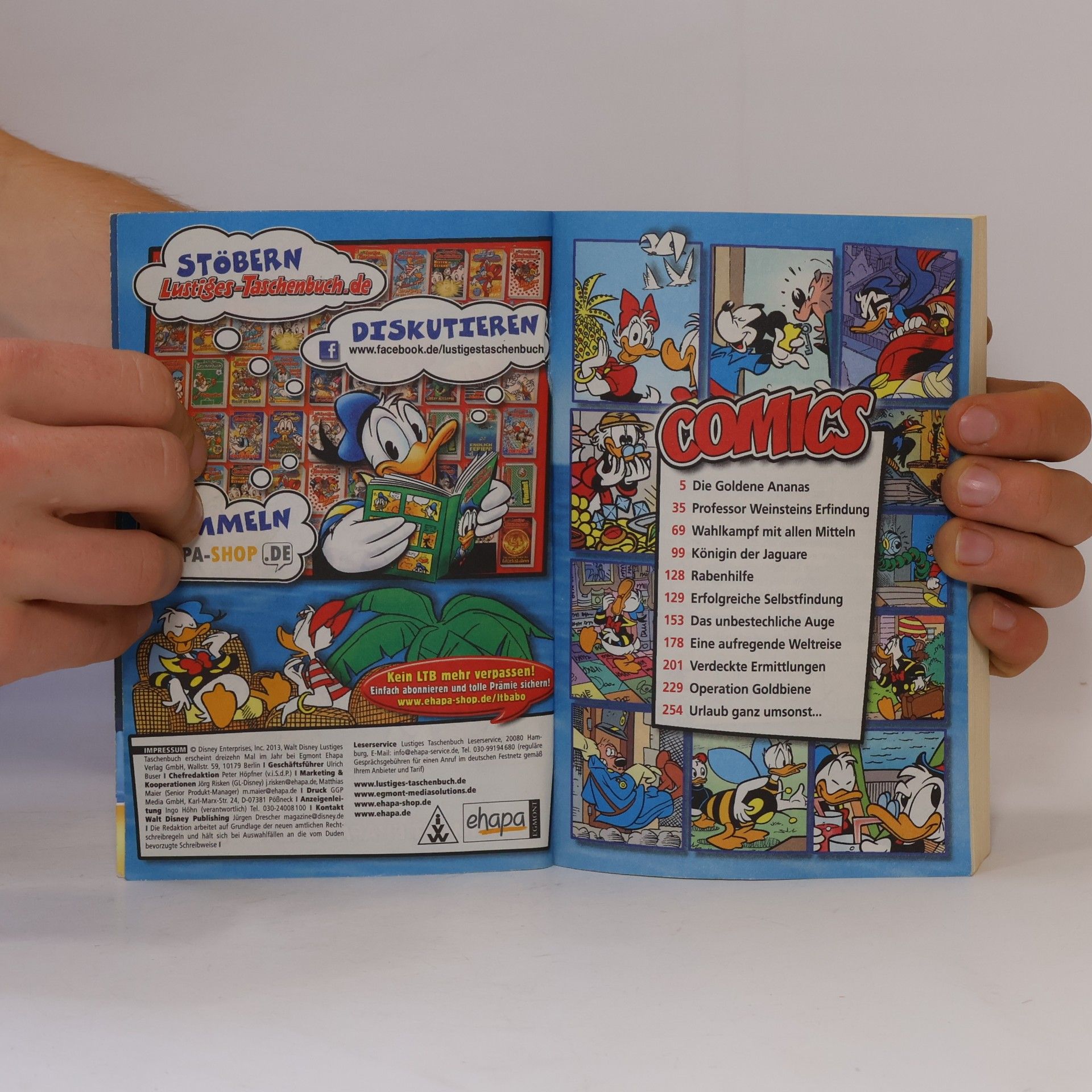 Walt Disney Lustiges Taschenbuch 443. Urlaub, wir kommen!