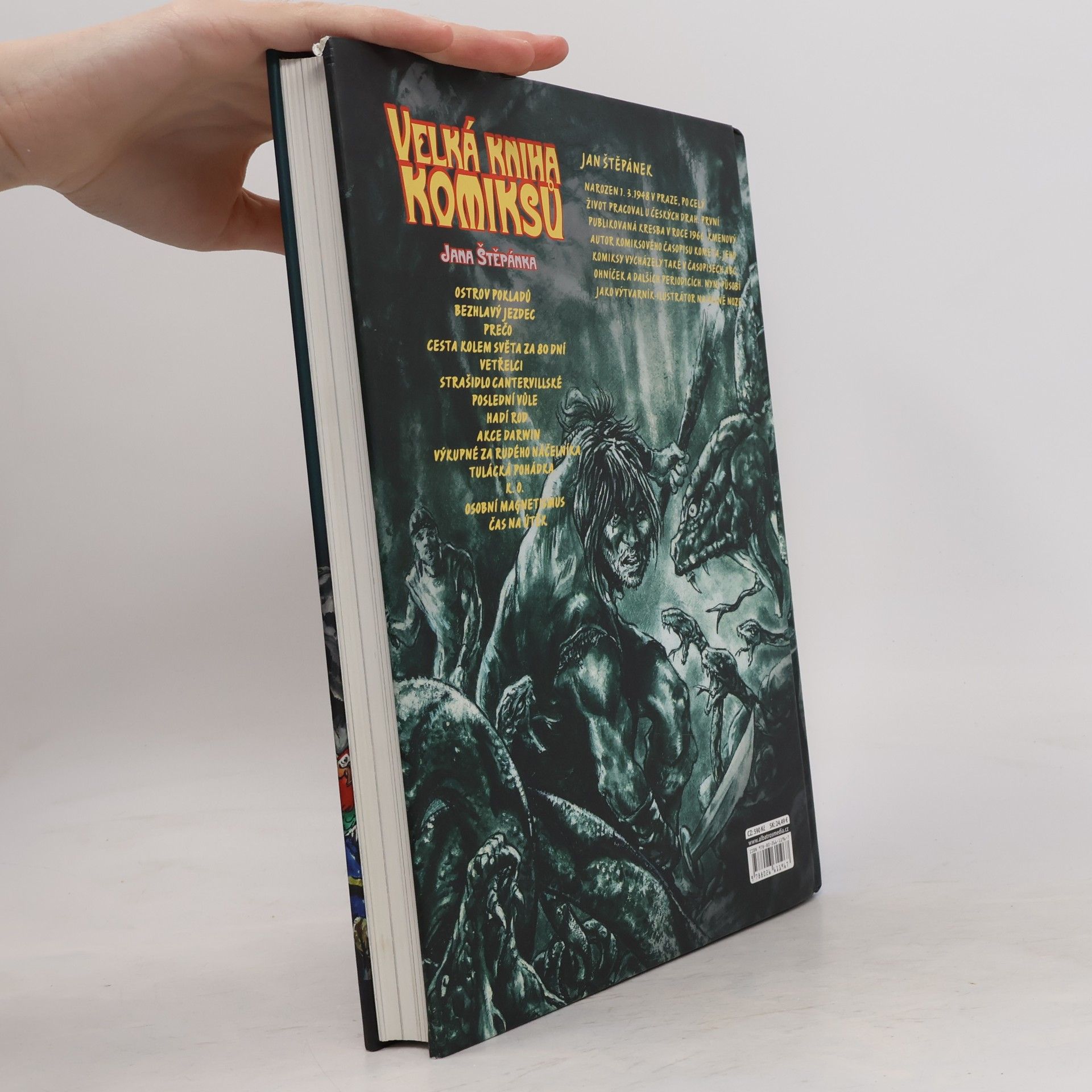 Jan Štěpánek Velká kniha komiksů Jana Štěpánka