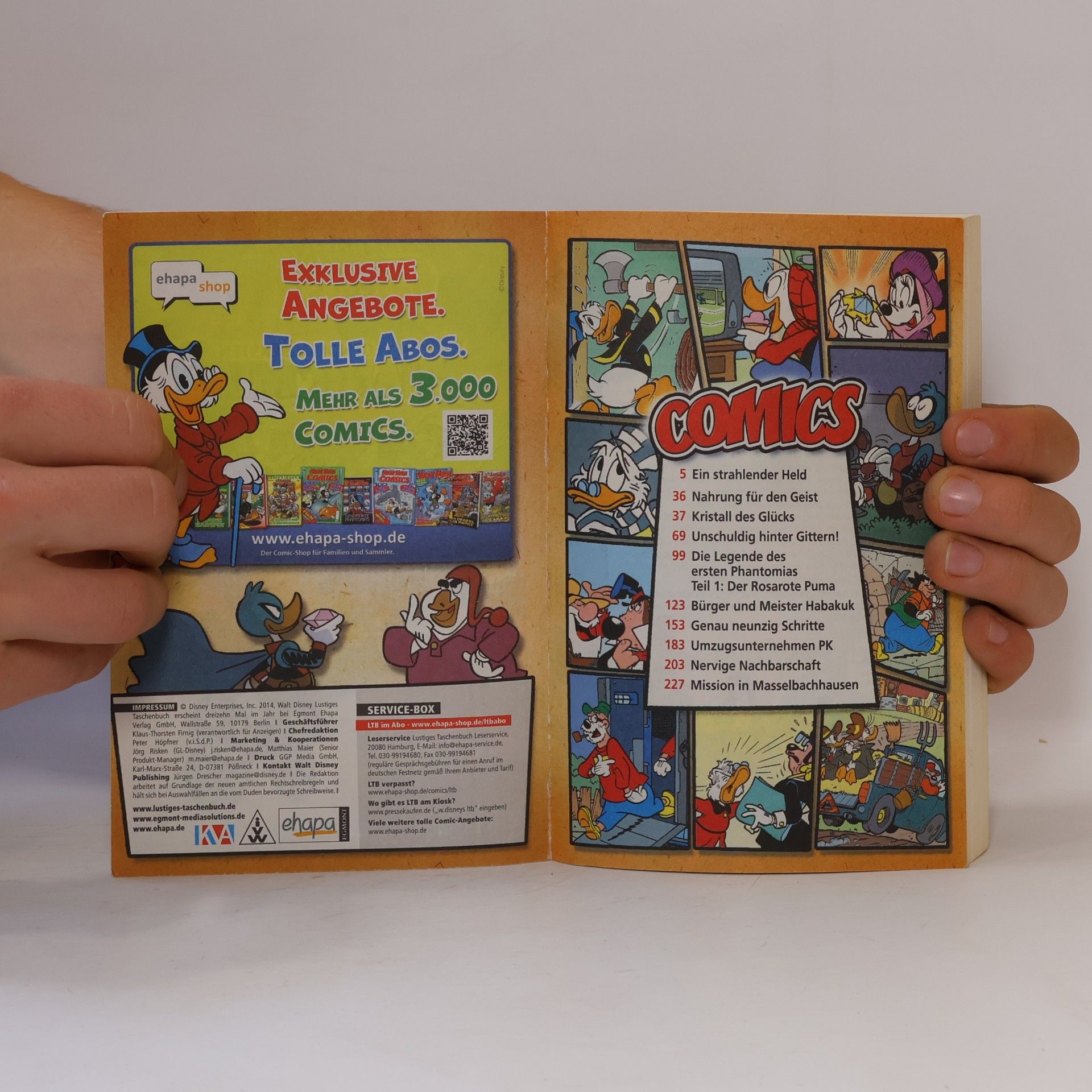 Walt Disney Lustiges Taschenbuch 453. Die Legende des ersten Phantomias