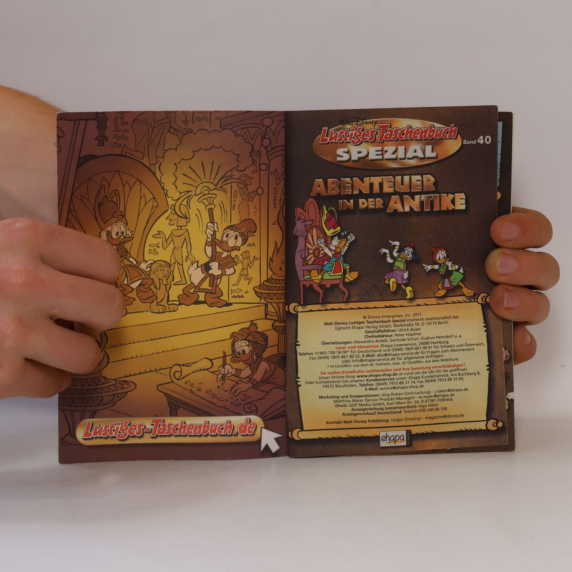 Walt Disney Lustiges Taschenbuch Spezial 40. Abenteuer in der Antike