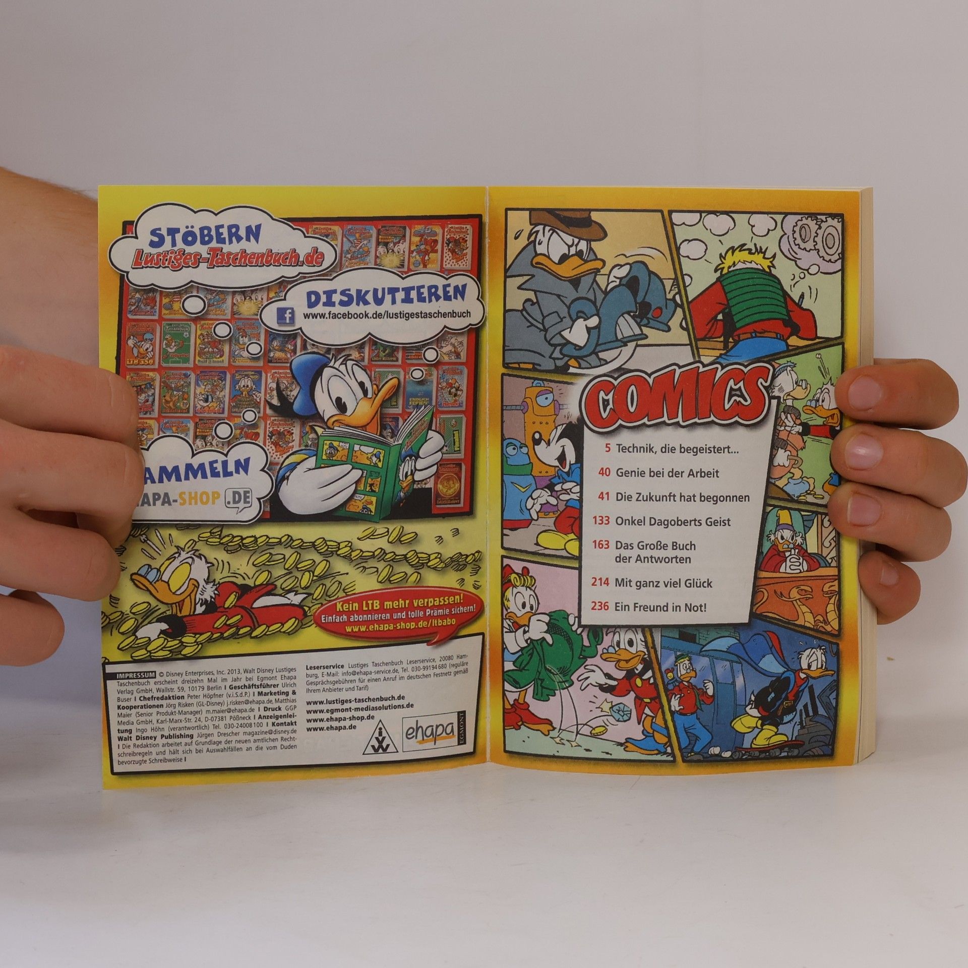 Walt Disney Lustiges Taschenbuch Nr. 439. Goldene Zeiten