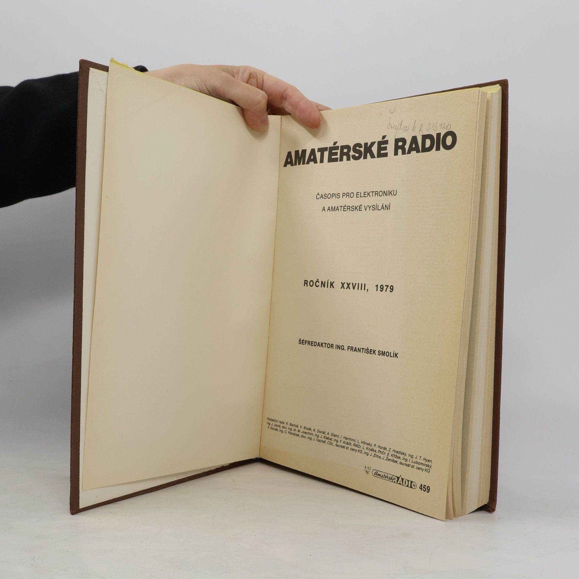 František Smolík Amatérské radio 1979