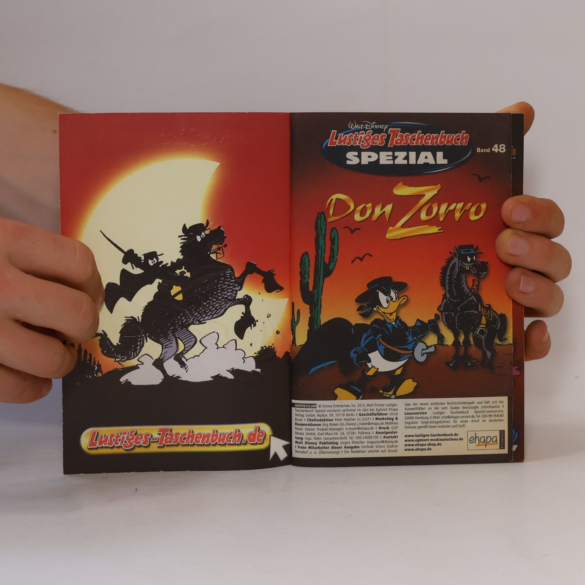 Walt Disney Lustiges Taschenbuch Spezial 48. Don Zorro