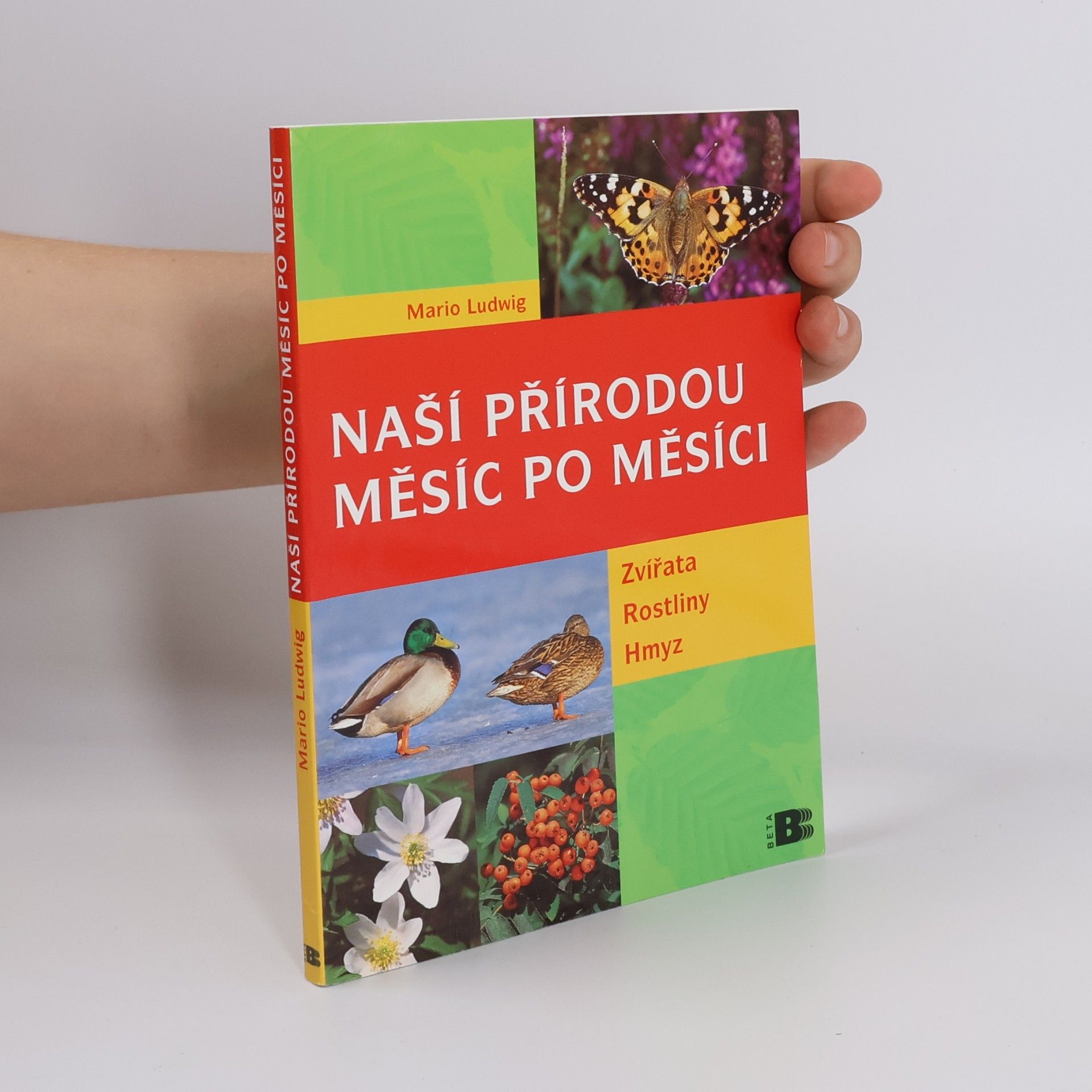 Mario Ludwig Naší přírodou : naší přírodou měsíc po měsíci : [zvířata, rostliny, hmyz]