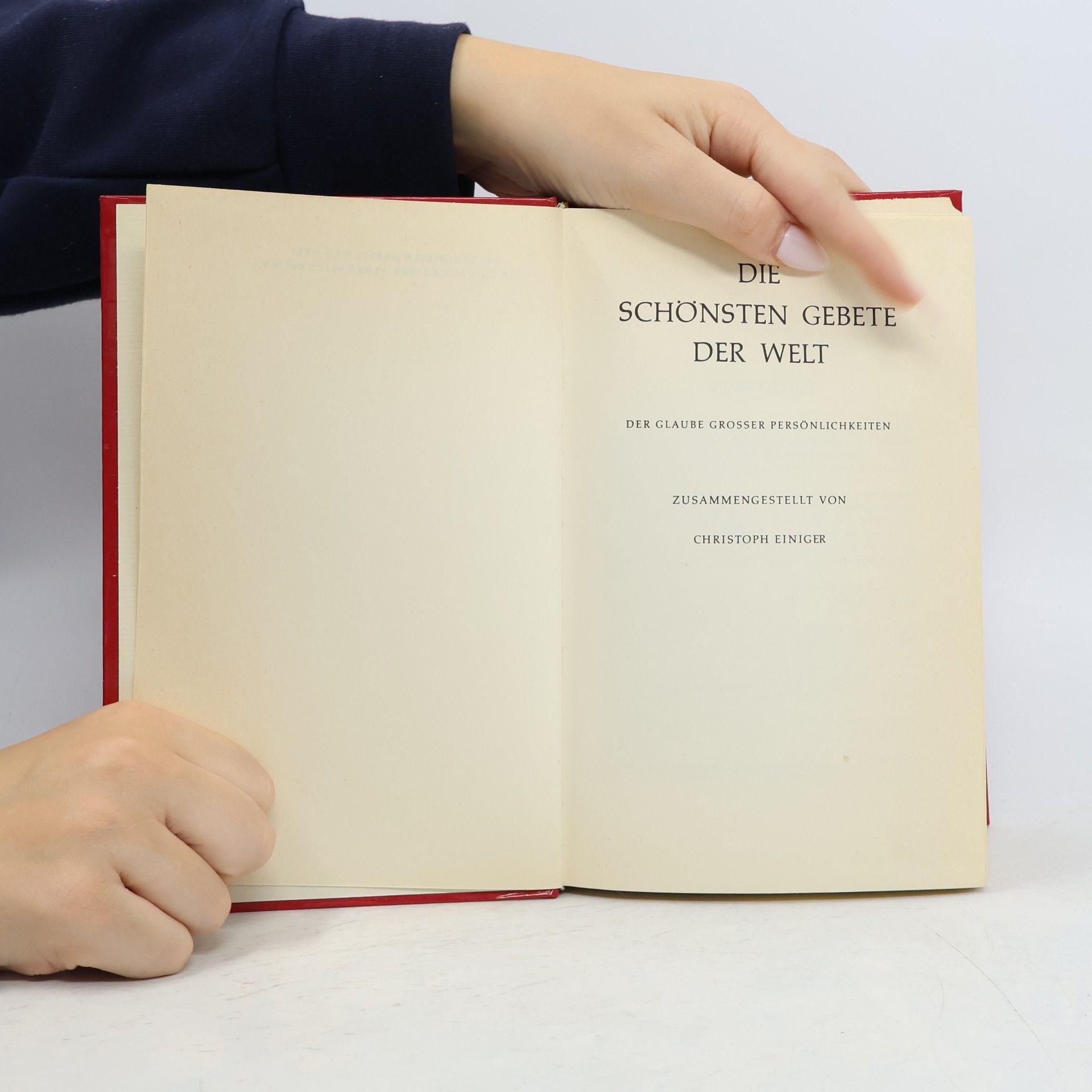Christoph Einiger Die schönsten Gebete der Welt
