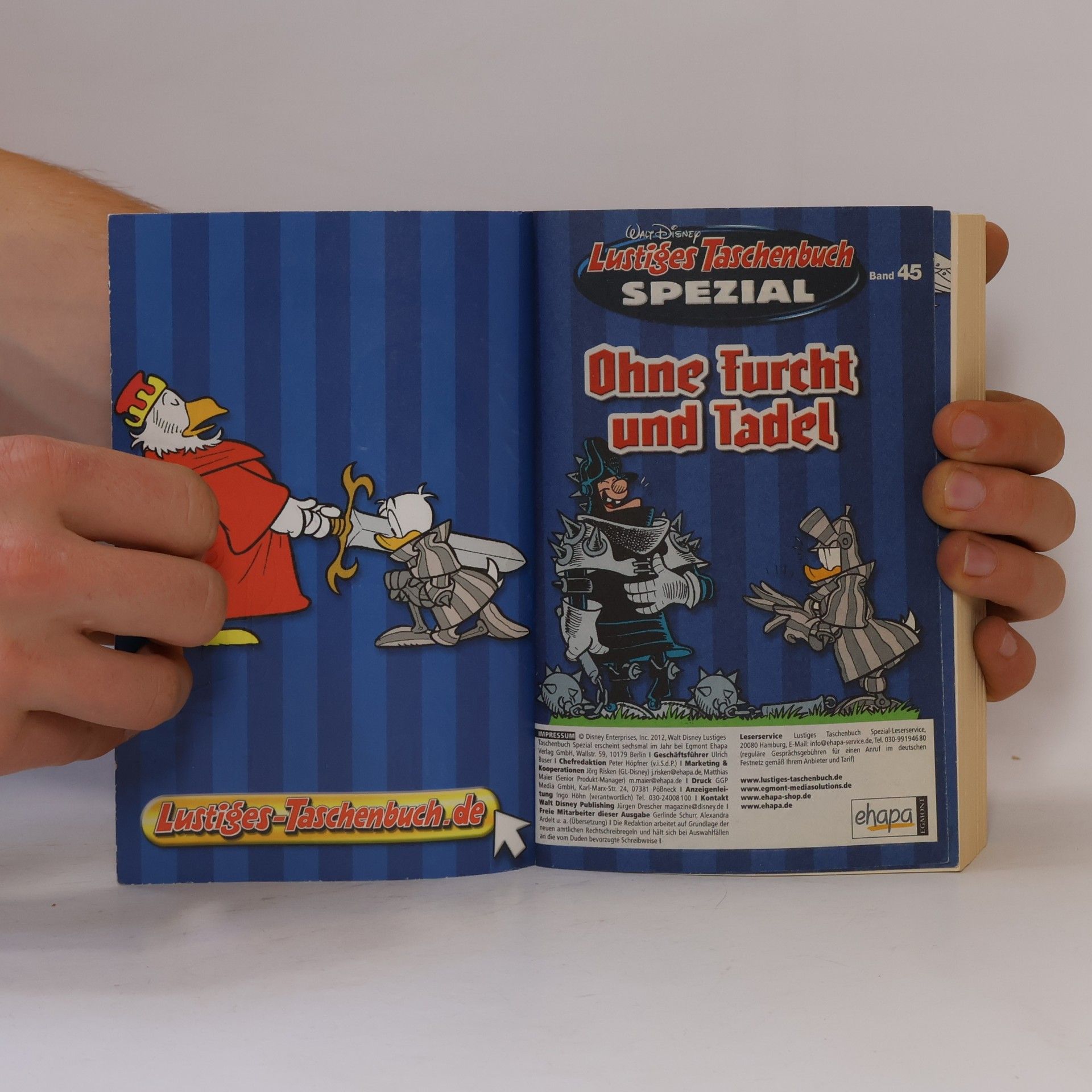 Walt Disney Lustiges Taschenbuch Spezial 45: Ohne Furcht und Tadel