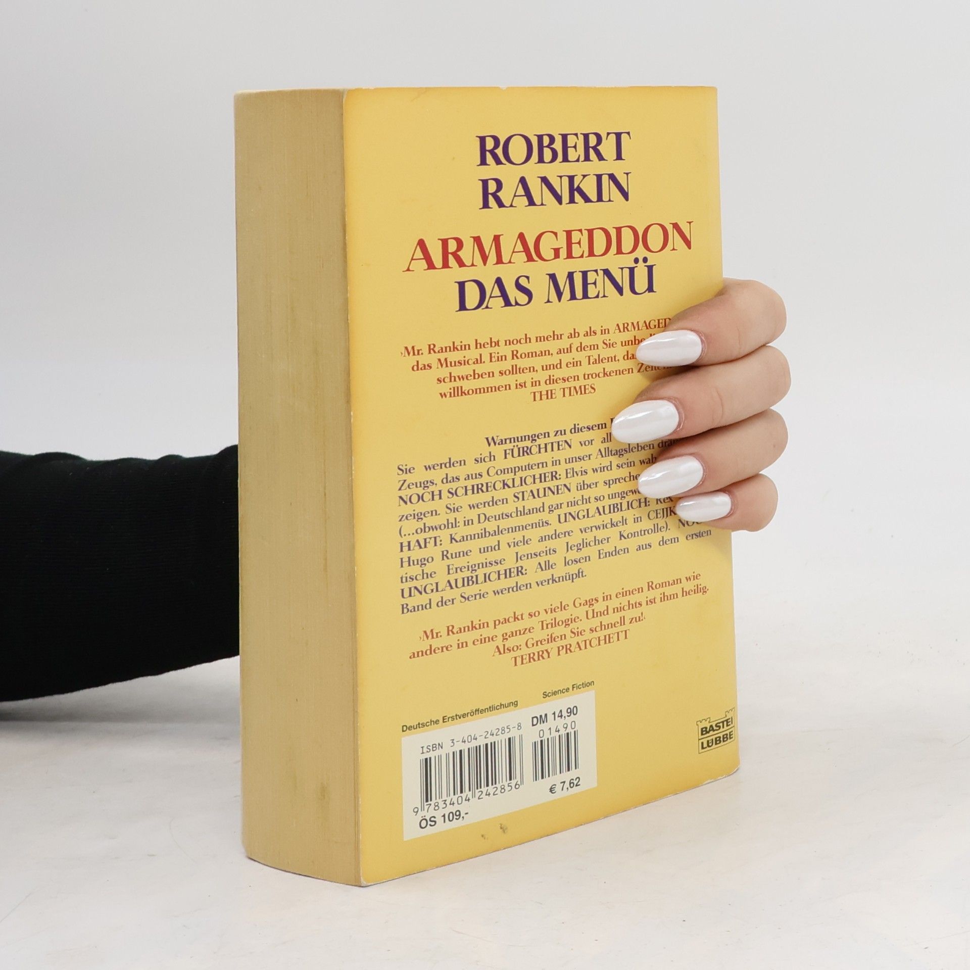 Robert Rankin Armageddon, das Menü