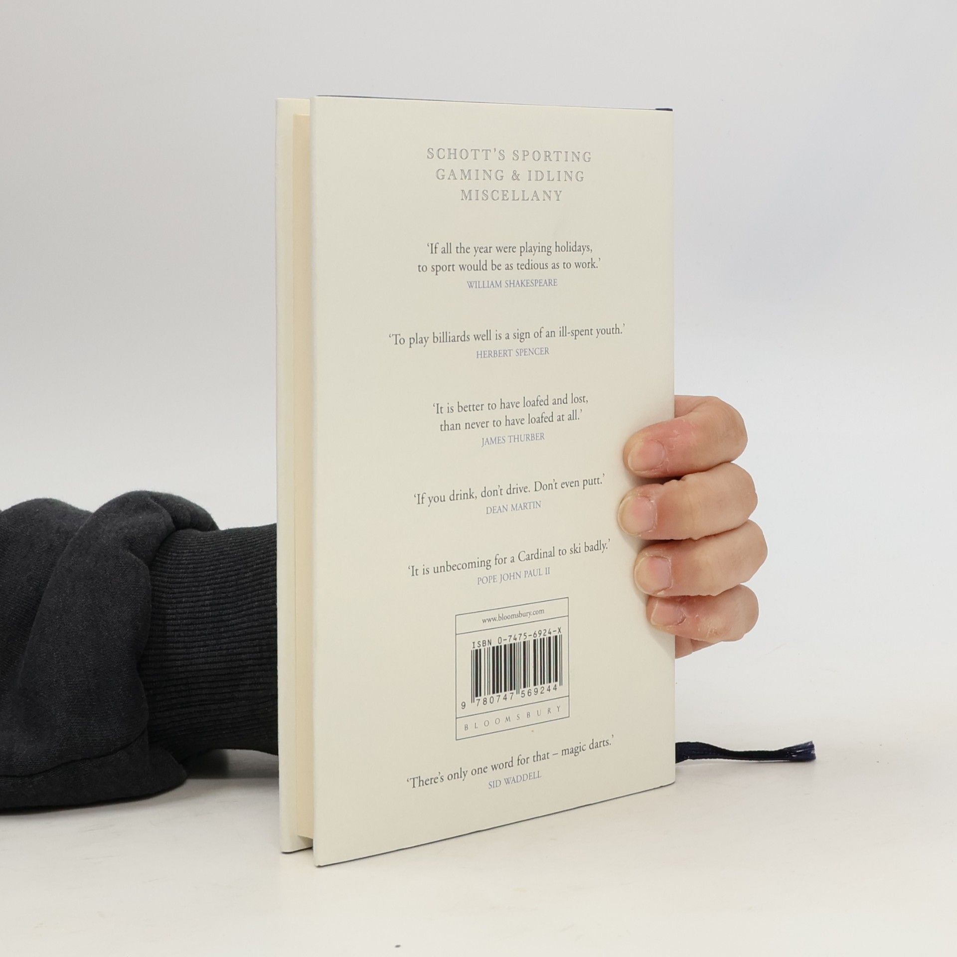 Ben Schott Schott's sporting, gaming & idling miscellany