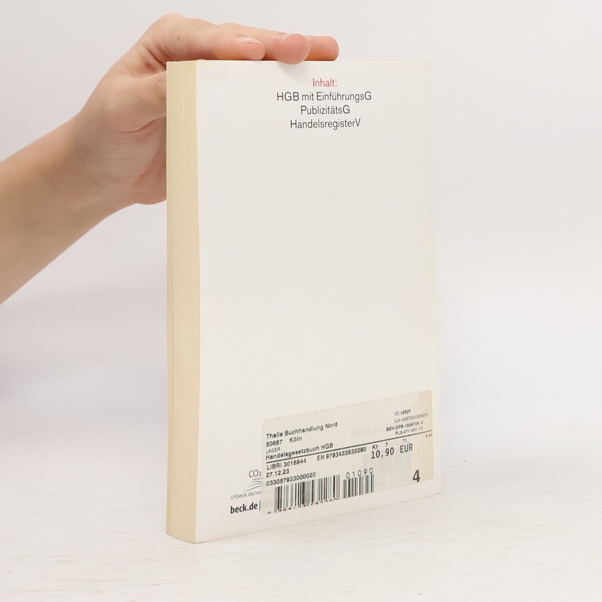 Holger Fleischer Handelsgesetzbuch 69. Auflage 2024