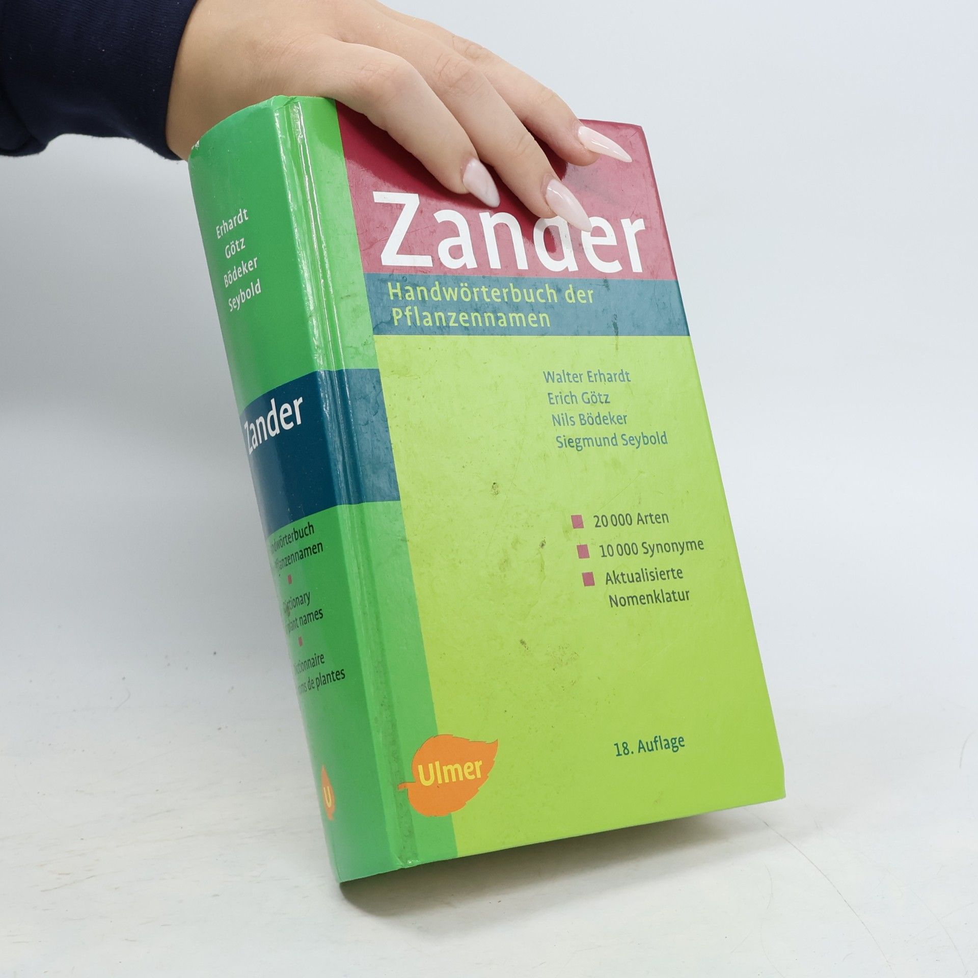 Robert Zander Handwörterbuch der Pflanzennamen