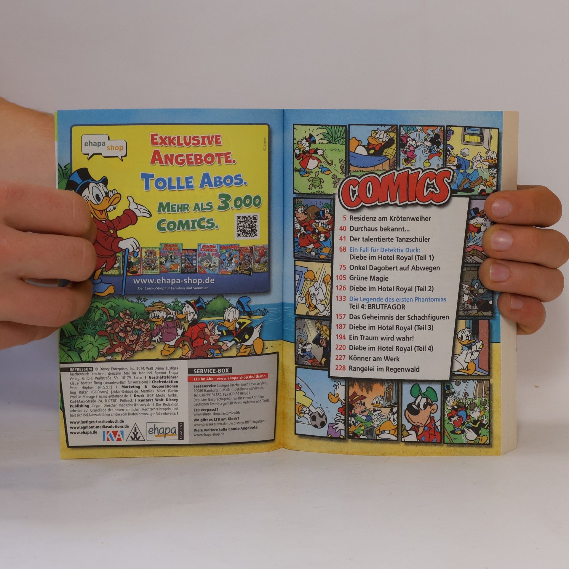 Walt Disney Lustiges Taschenbuch 456. Dagobert auf Tour