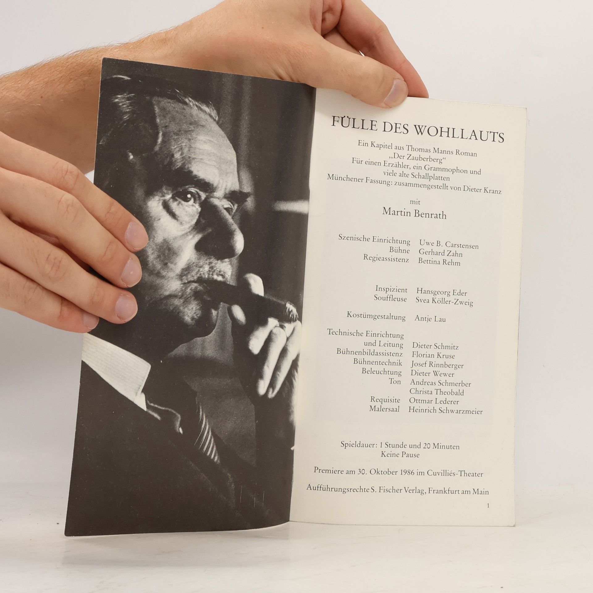 Thomas Mann Fülle des Wohllauts